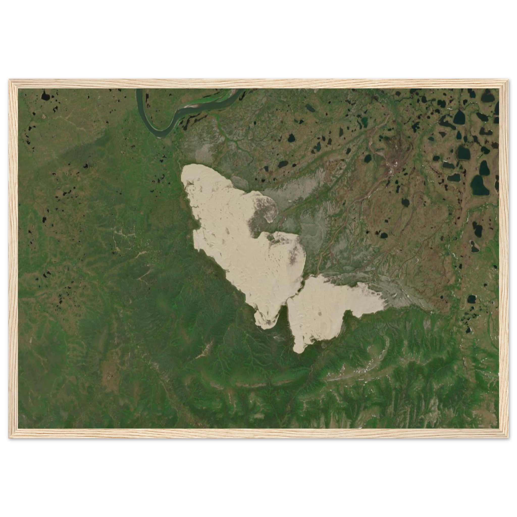 Kobuk Valley National Park Natural Earth Print - Ink And Atlas