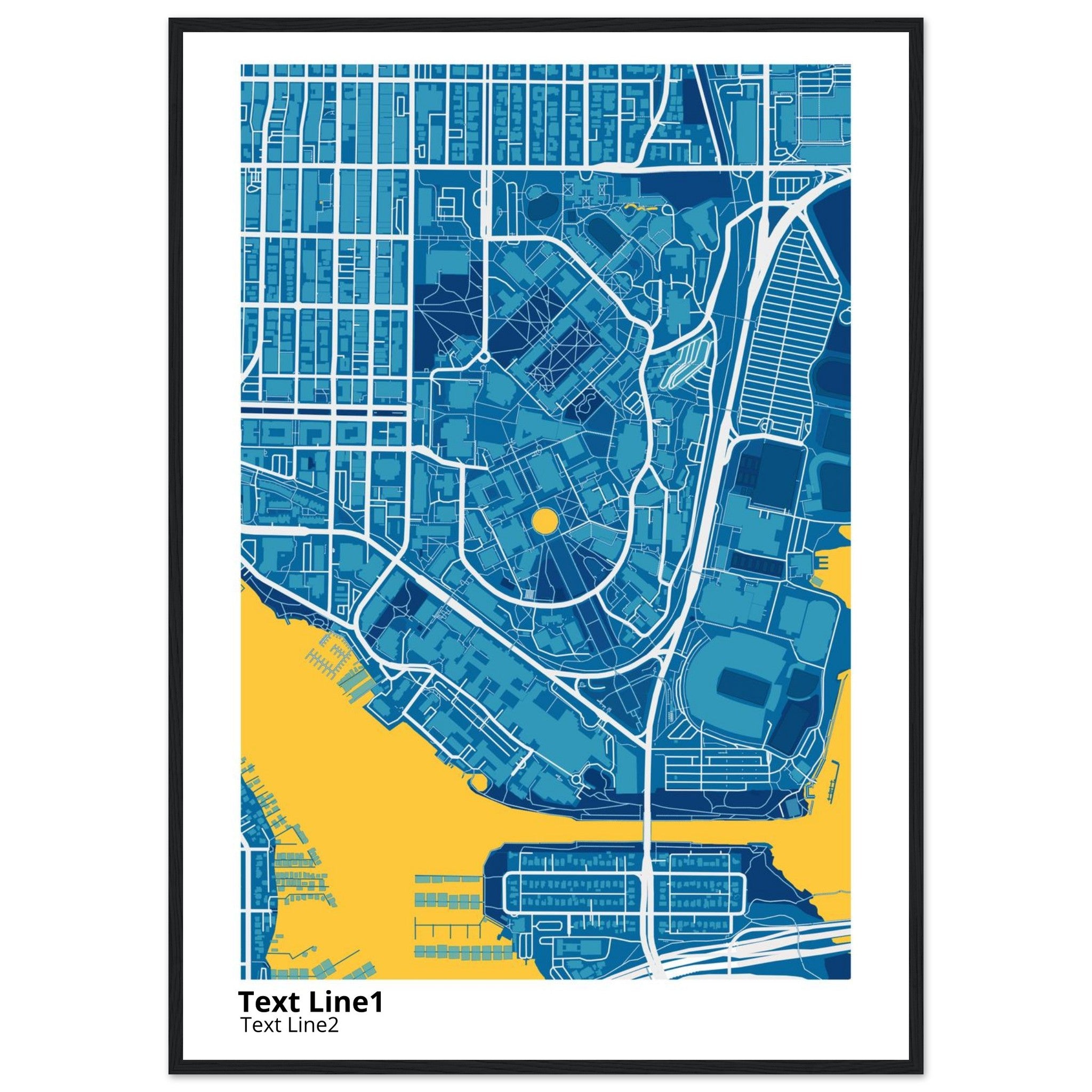 University of Washington (Seattle) Campus Map Poster | Graduation Gift - Ink And Atlas