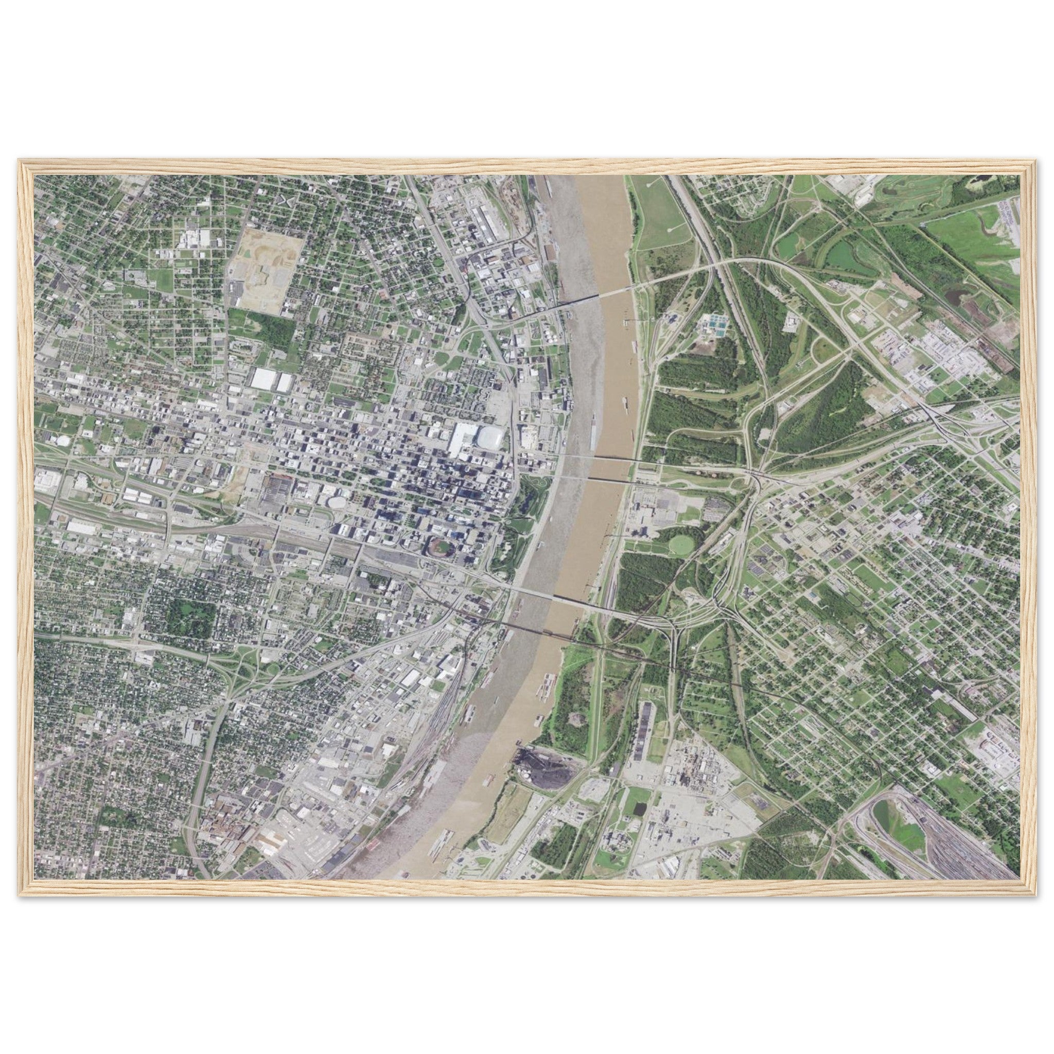 Gateway Arch National Park Natural Earth Print - Ink And Atlas