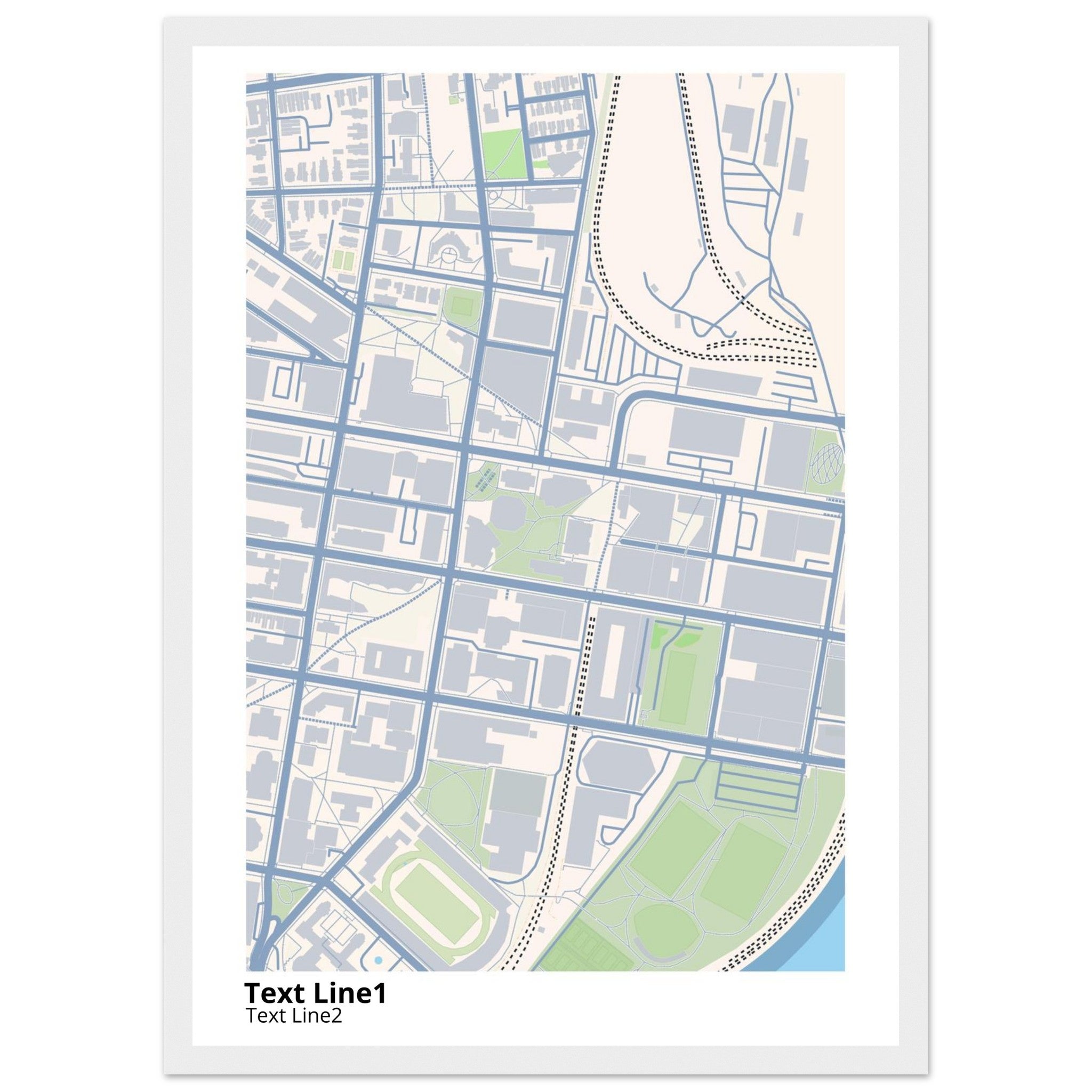 Drexel University Pennsylvania Campus Map Poster | Graduation Gift - Ink And Atlas