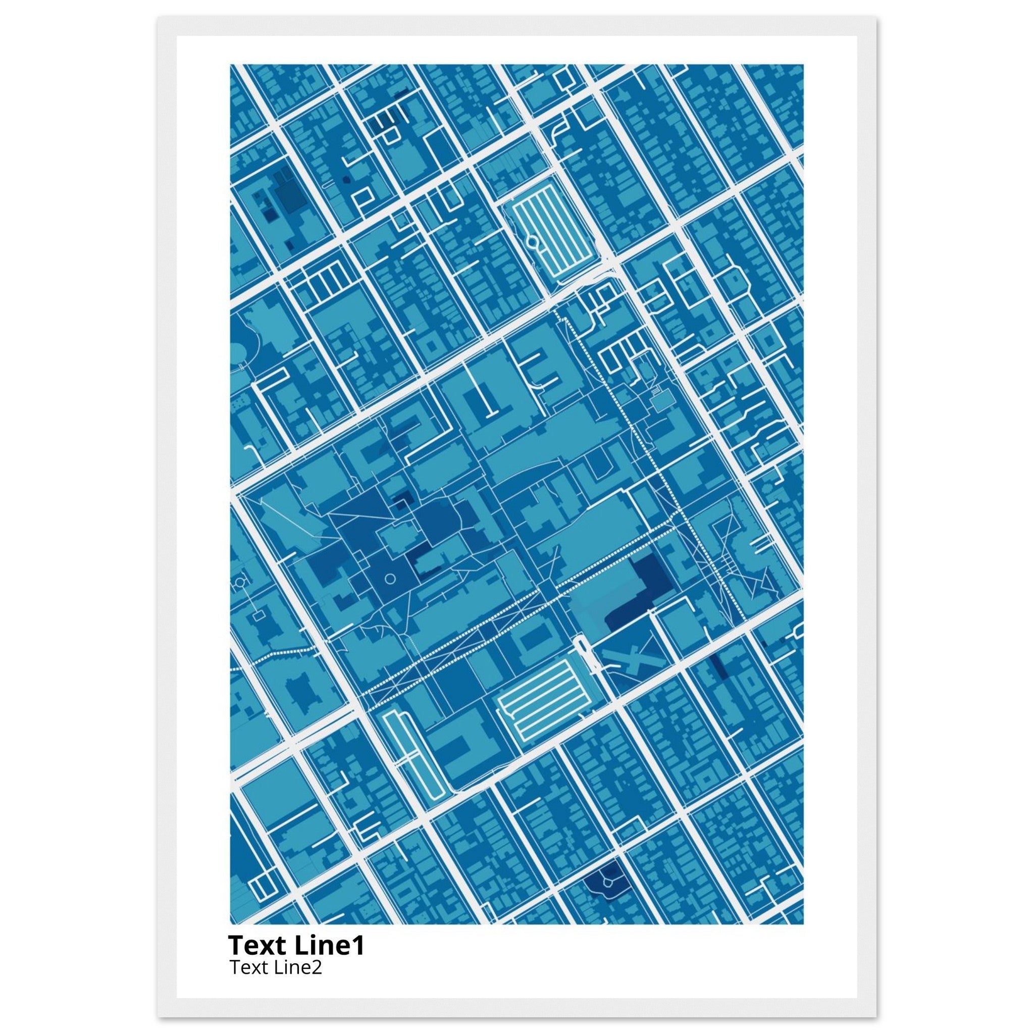 san jose state university campus map poster