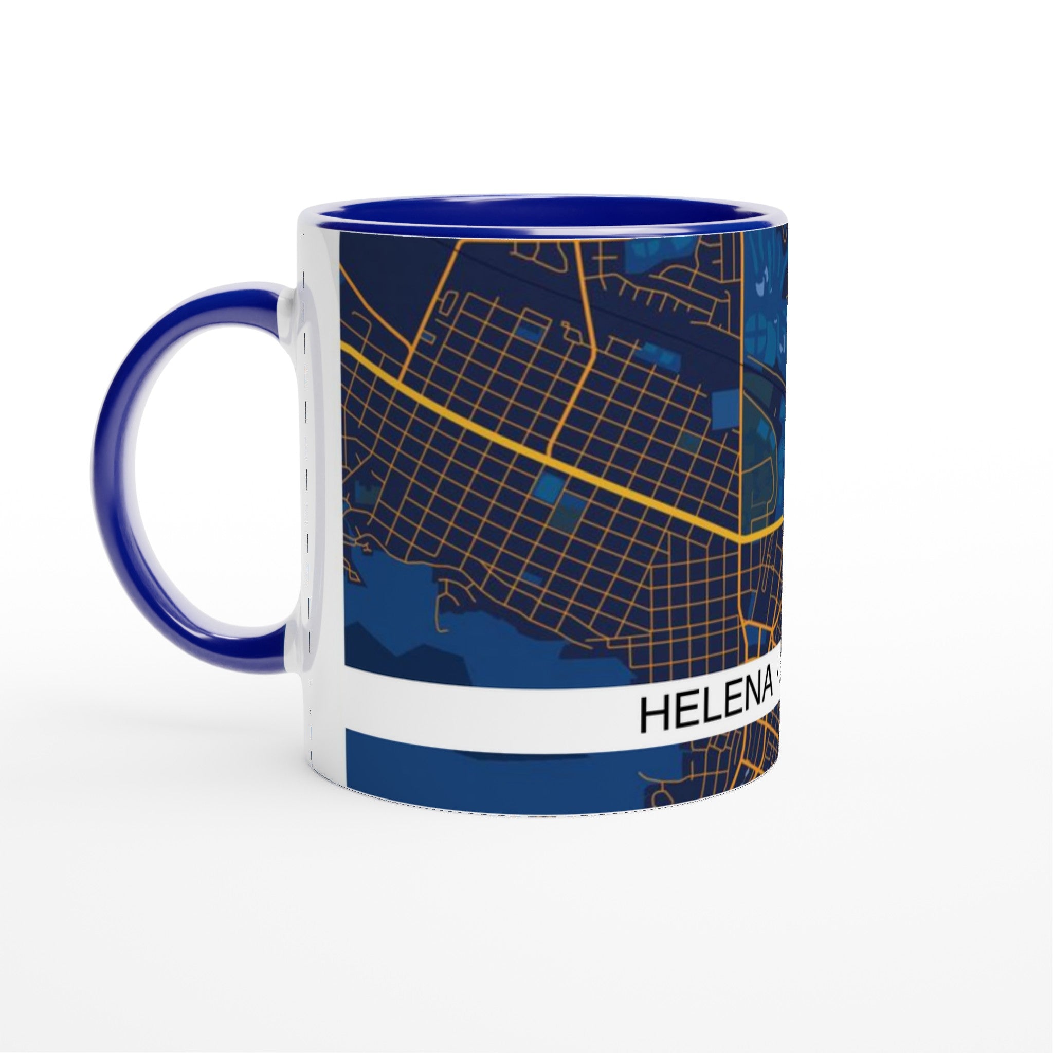 Helena Modern City Map Mug (11oz) - Ink And Atlas