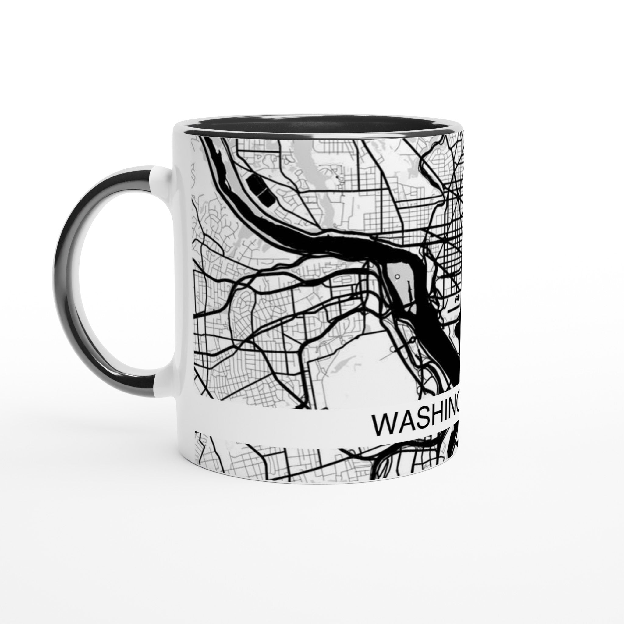 Washington D.C. Modern City Map Mug (11oz) - Ink And Atlas