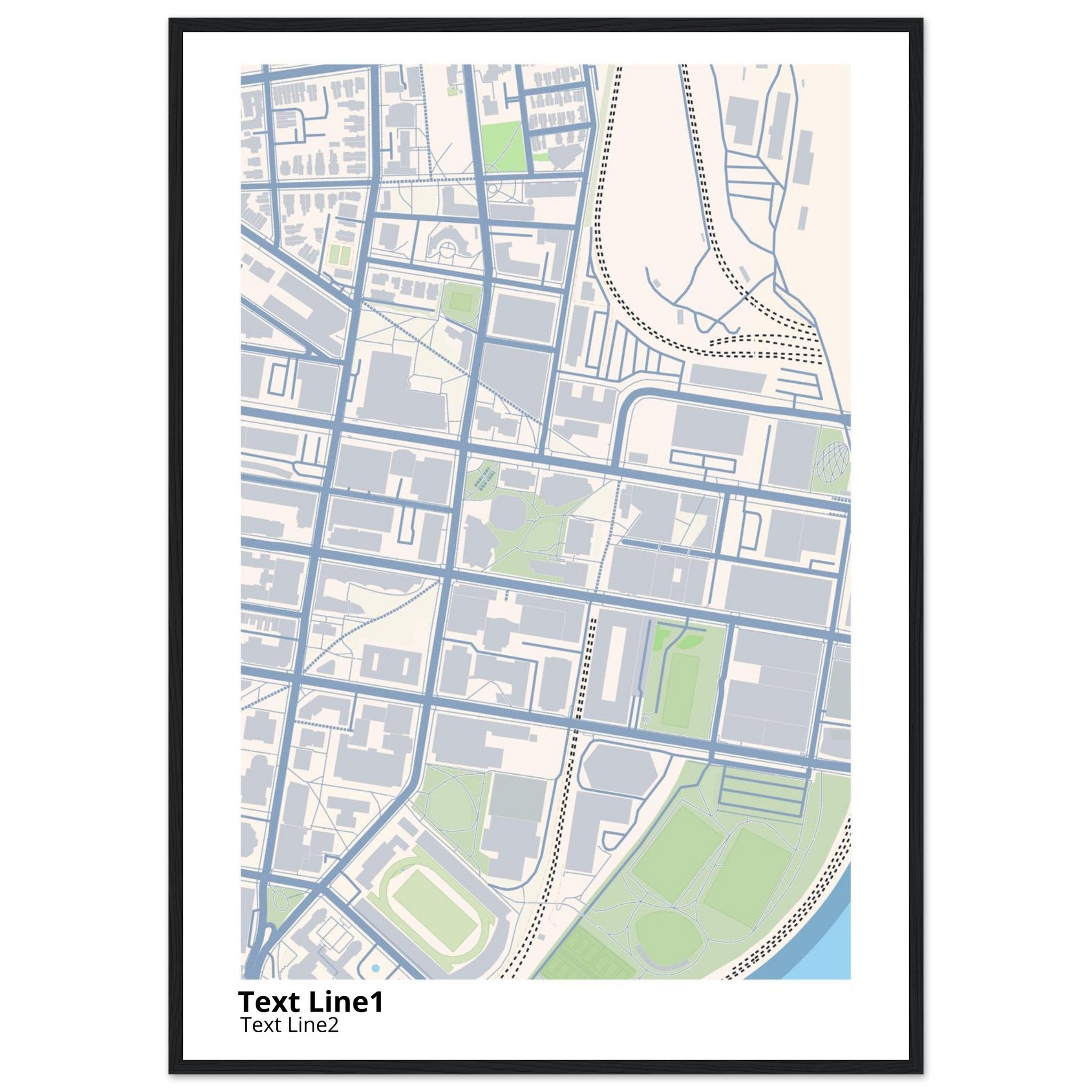 Drexel University Pennsylvania Campus Map Poster | Graduation Gift - Ink And Atlas