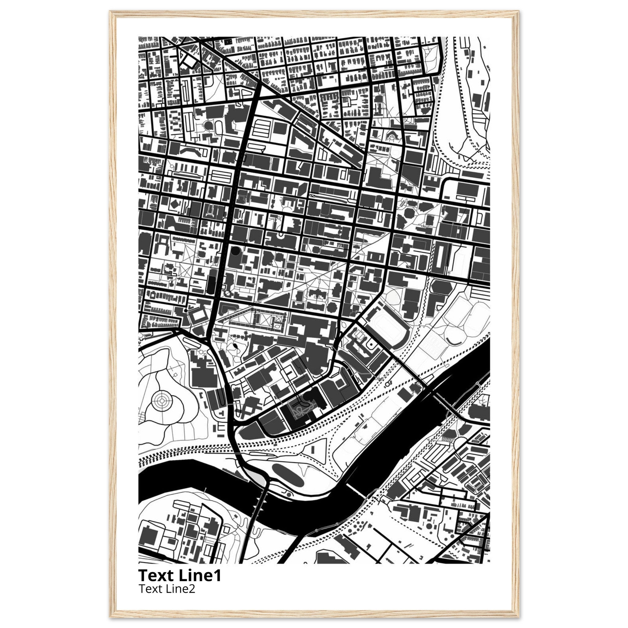 University of Pennsylvania Campus Map Poster | Graduation Gift - Ink And Atlas