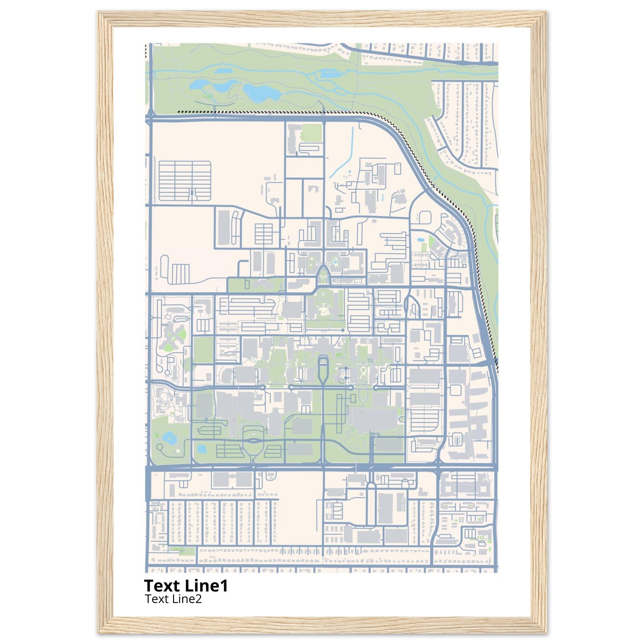 university of colorado denver anschutz medical campus campus map poster
