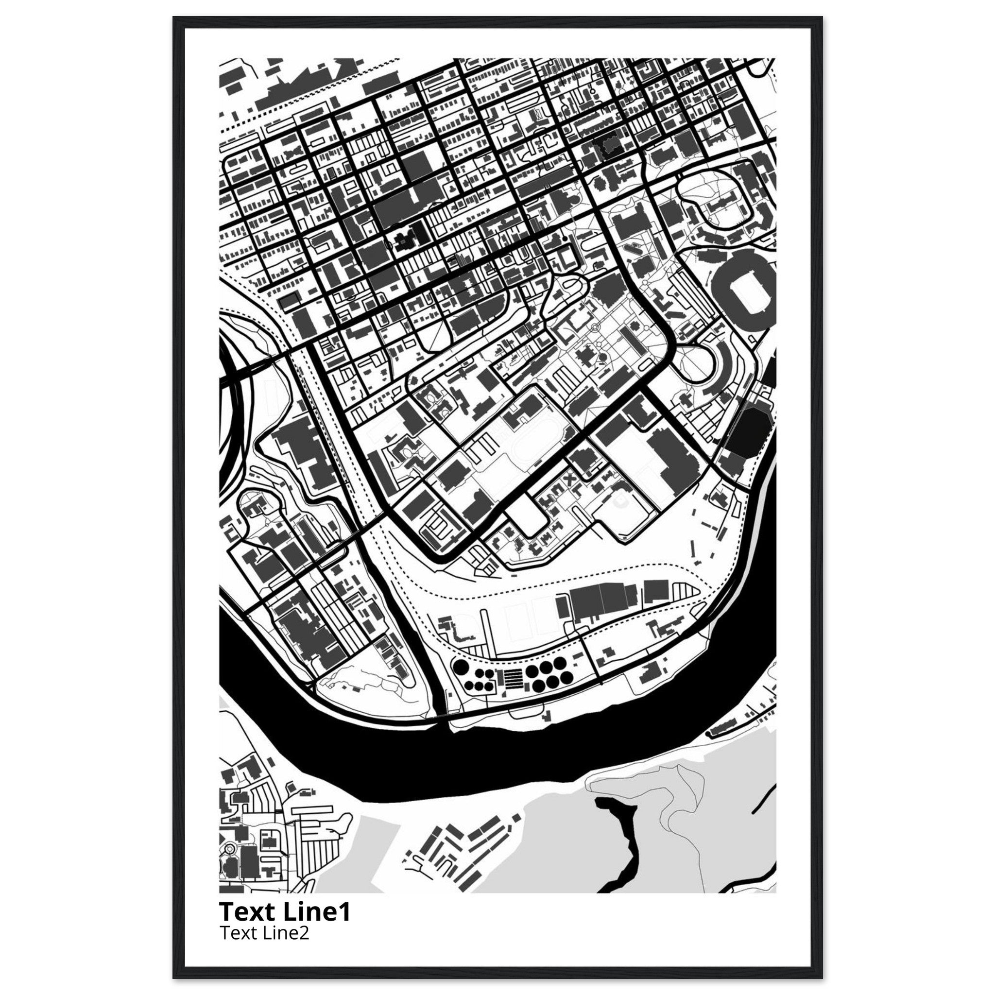 University of Tennessee (Knoxville) Campus Map Poster | Alumni Gift - Ink And Atlas