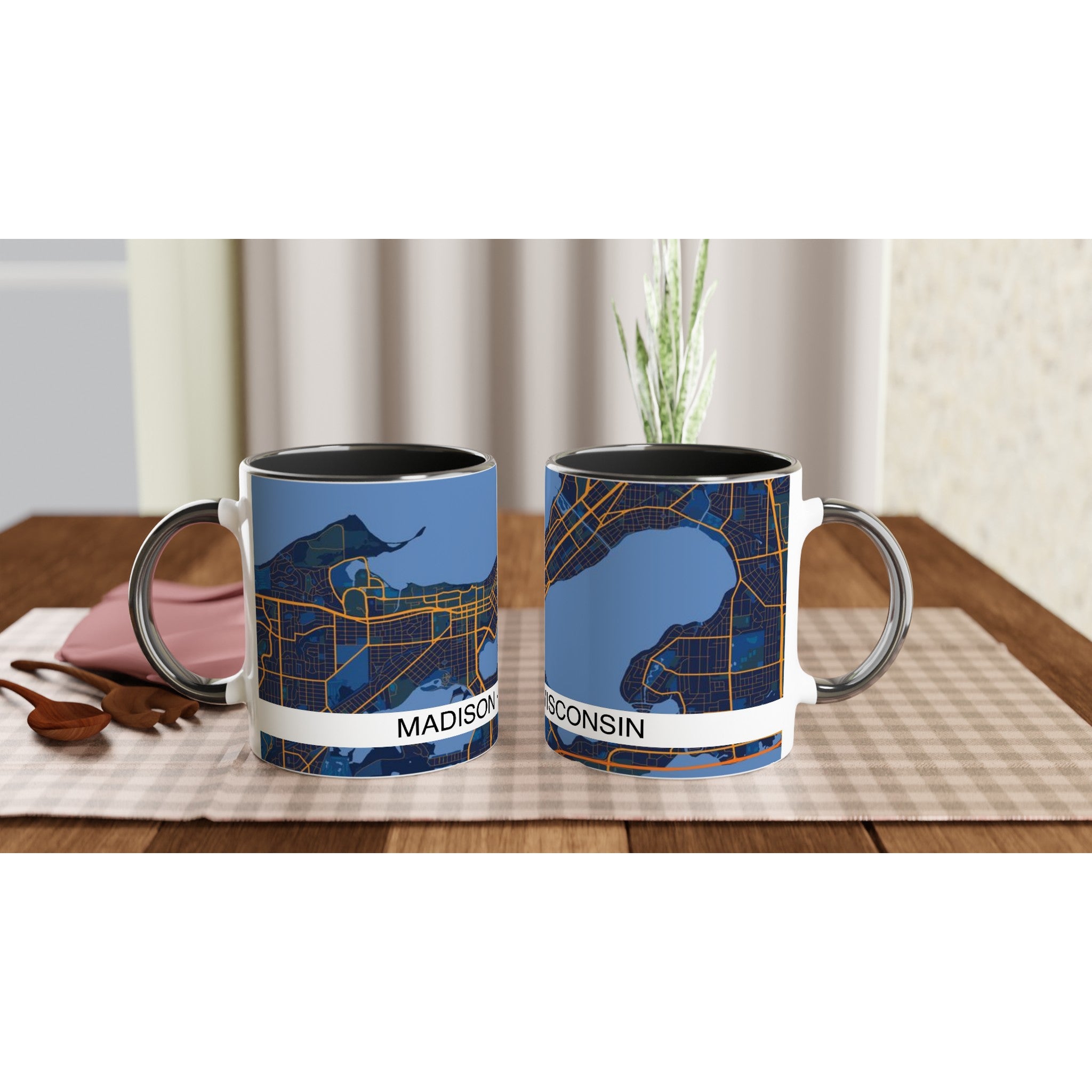 Madison Modern City Map Mug (11oz) - Ink And Atlas