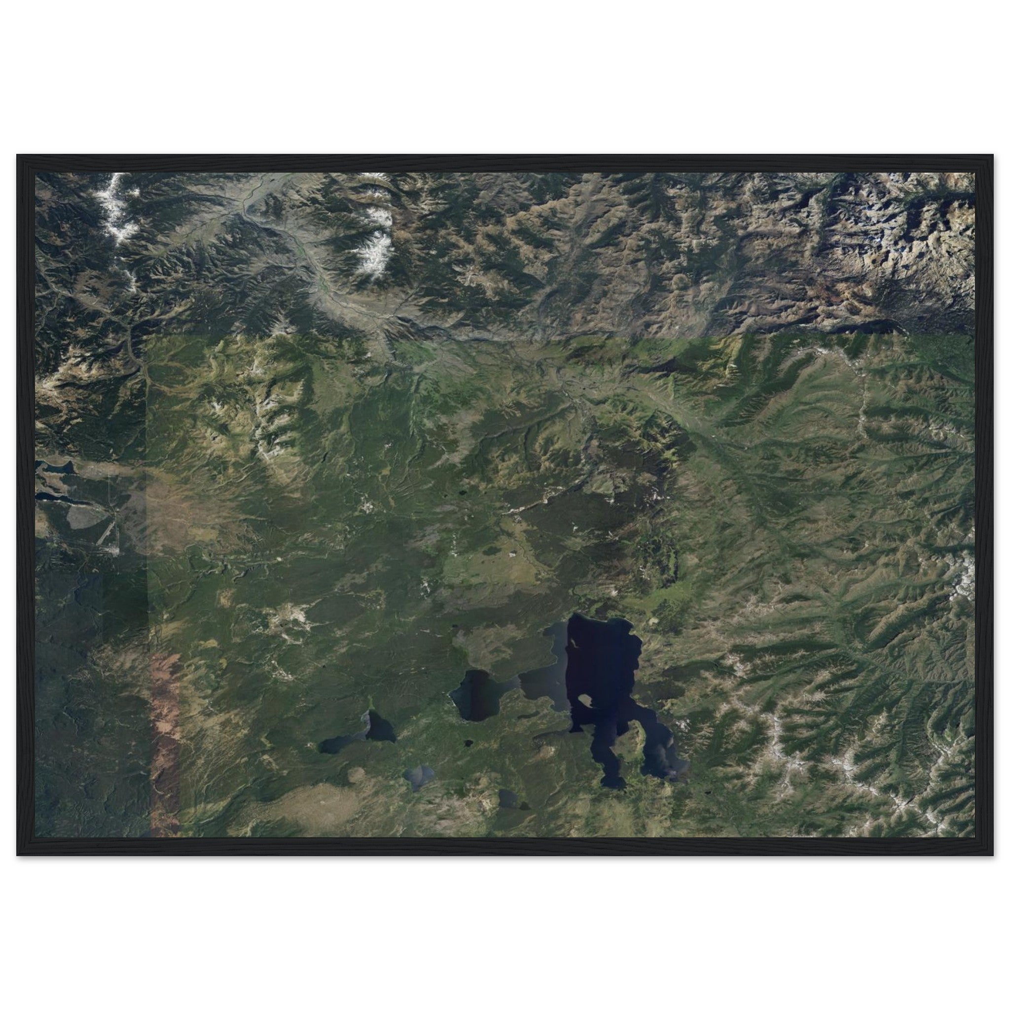 Yellowstone National Park Natural Earth Print - Ink And Atlas