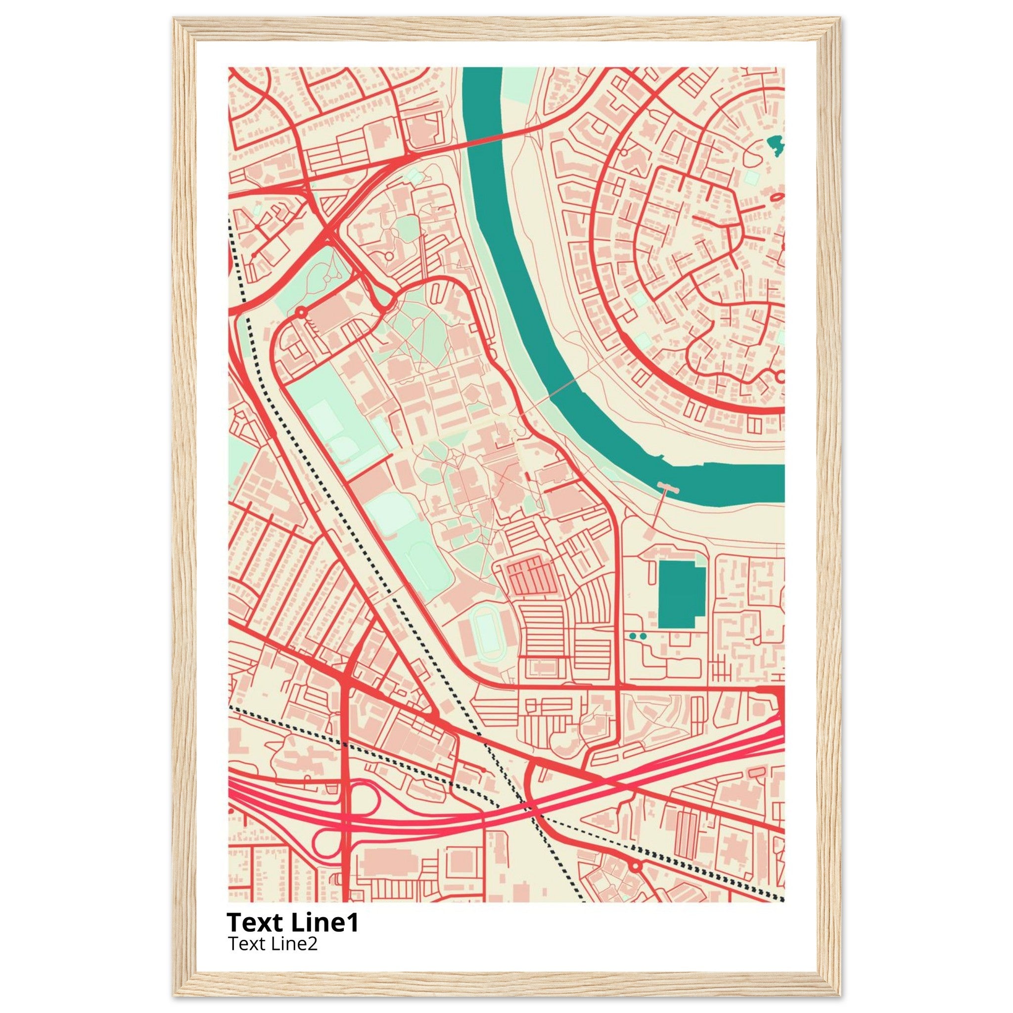 california state university sacramento campus map poster