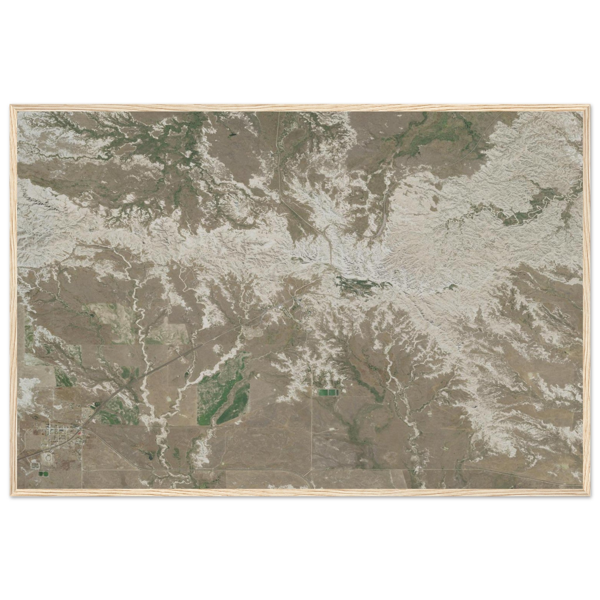 Badlands National Park Natural Earth Print - Ink And Atlas
