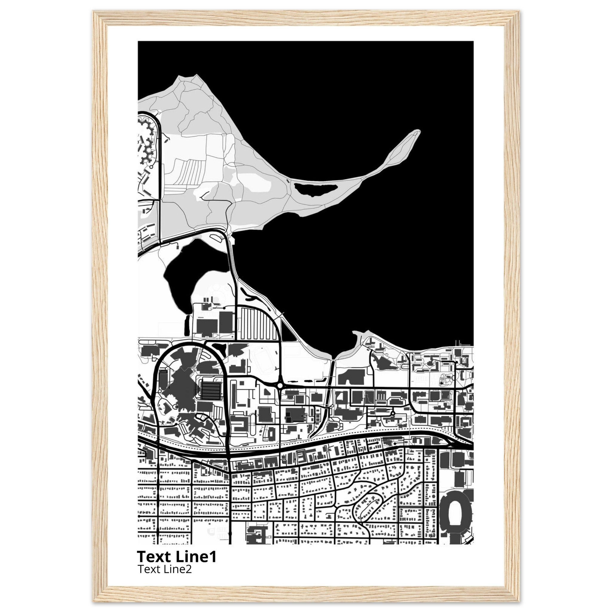 University of Wisconsin (Madison) Campus Map Poster | Graduation Gift - Ink And Atlas