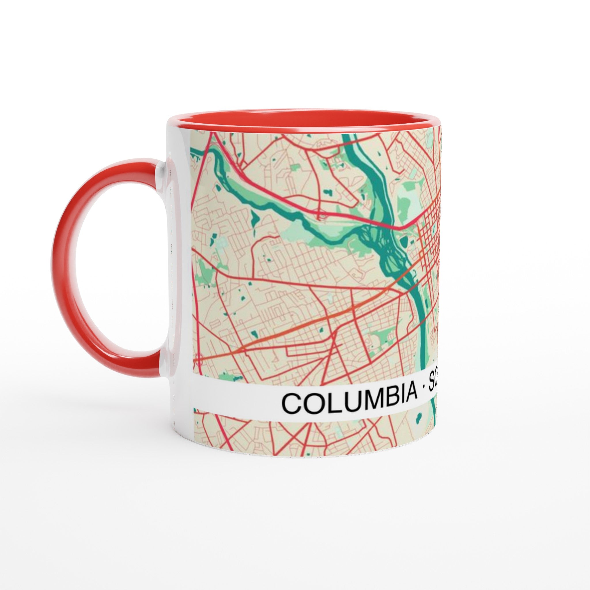 Columbia Modern City Map Mug (11oz) - Ink And Atlas