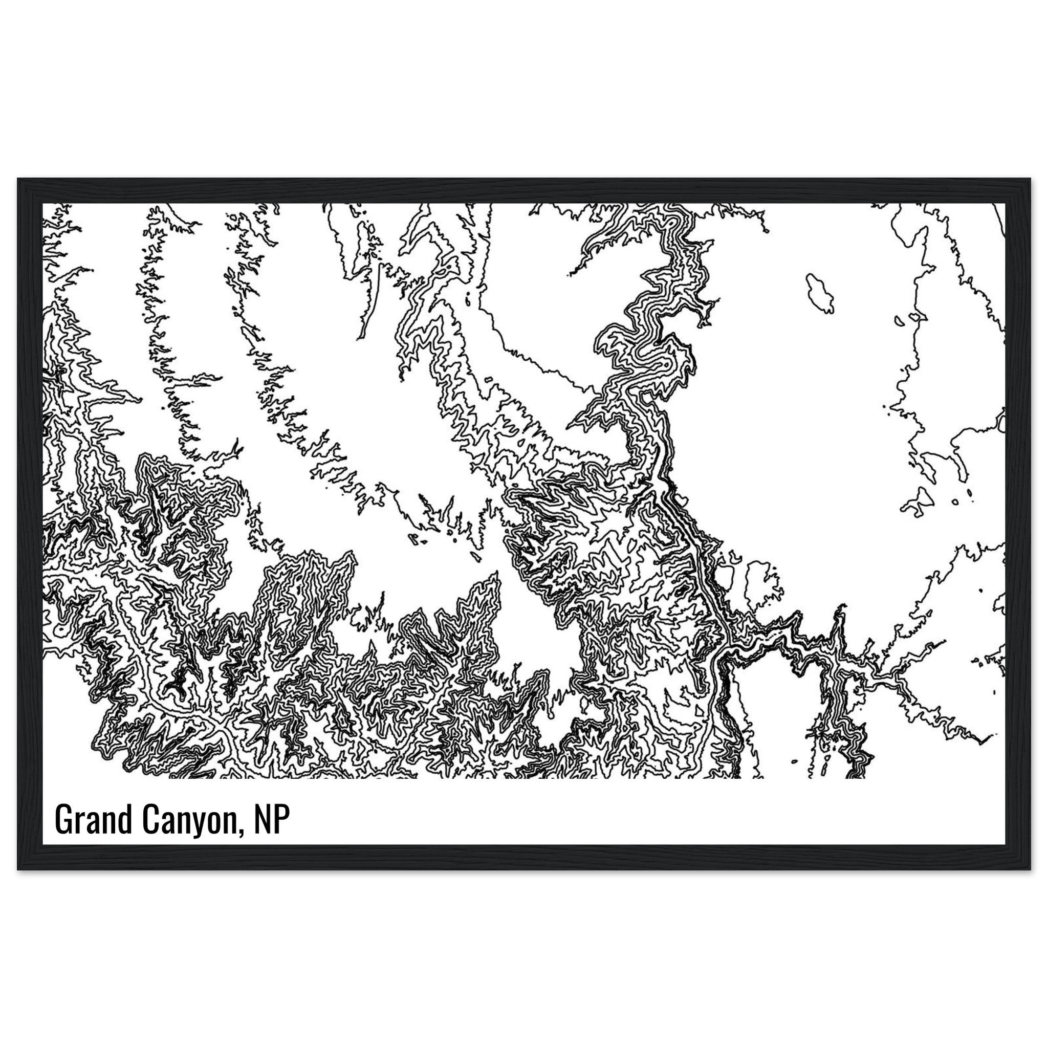 Custom Contours Print - Ink And Atlas