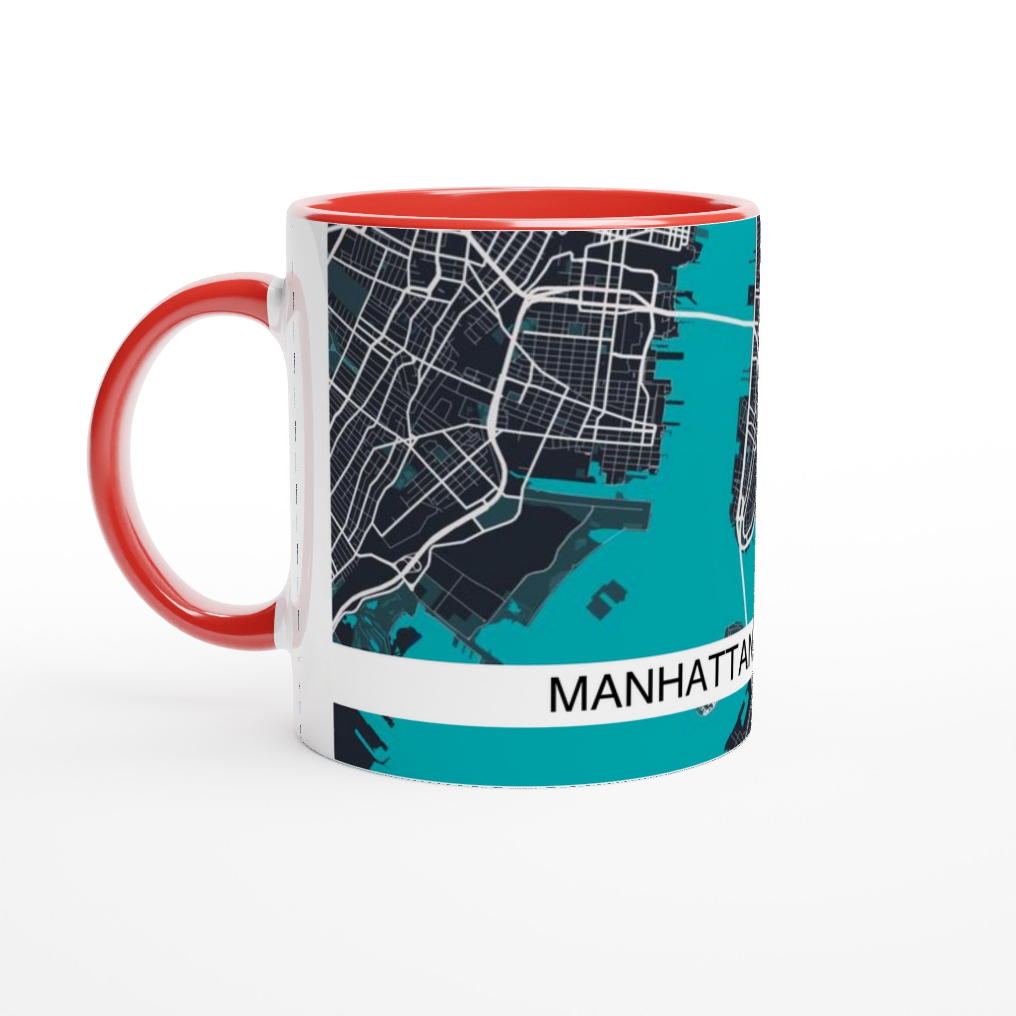 New York Modern City Map Mug (11oz) - Ink And Atlas