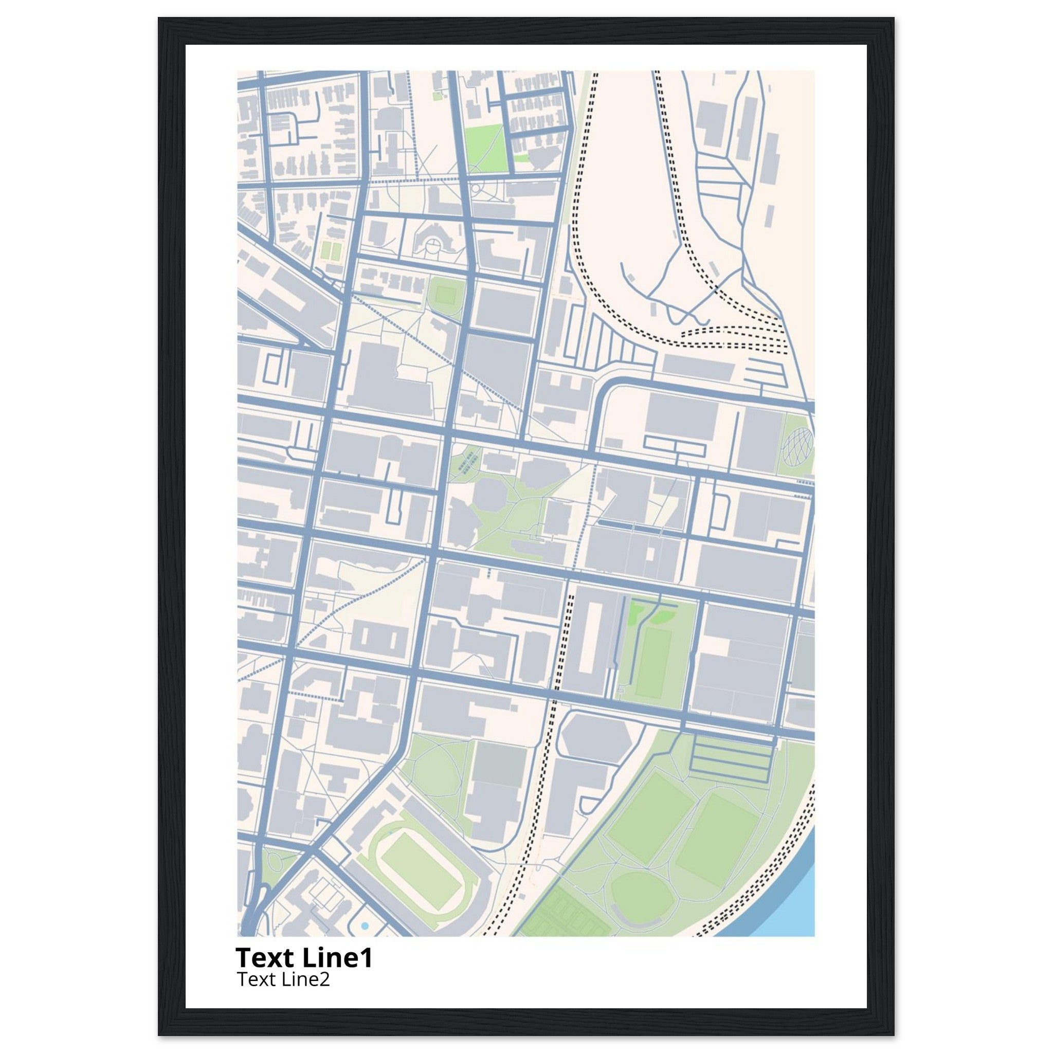 Drexel University Pennsylvania Campus Map Poster | Graduation Gift - Ink And Atlas