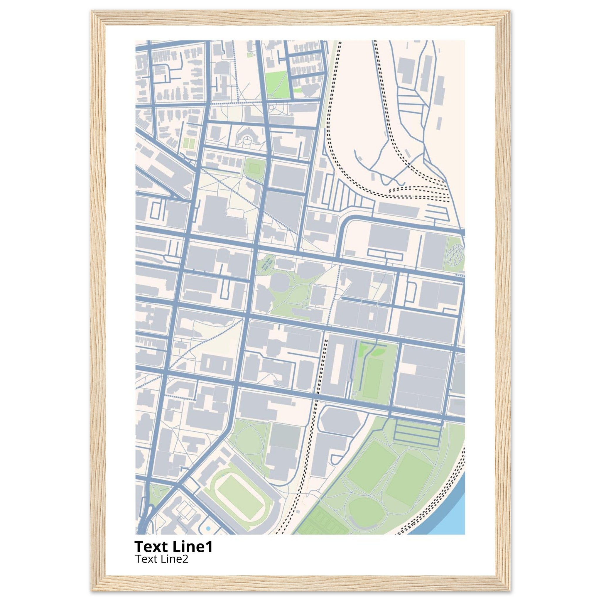 Drexel University Pennsylvania Campus Map Poster | Graduation Gift - Ink And Atlas