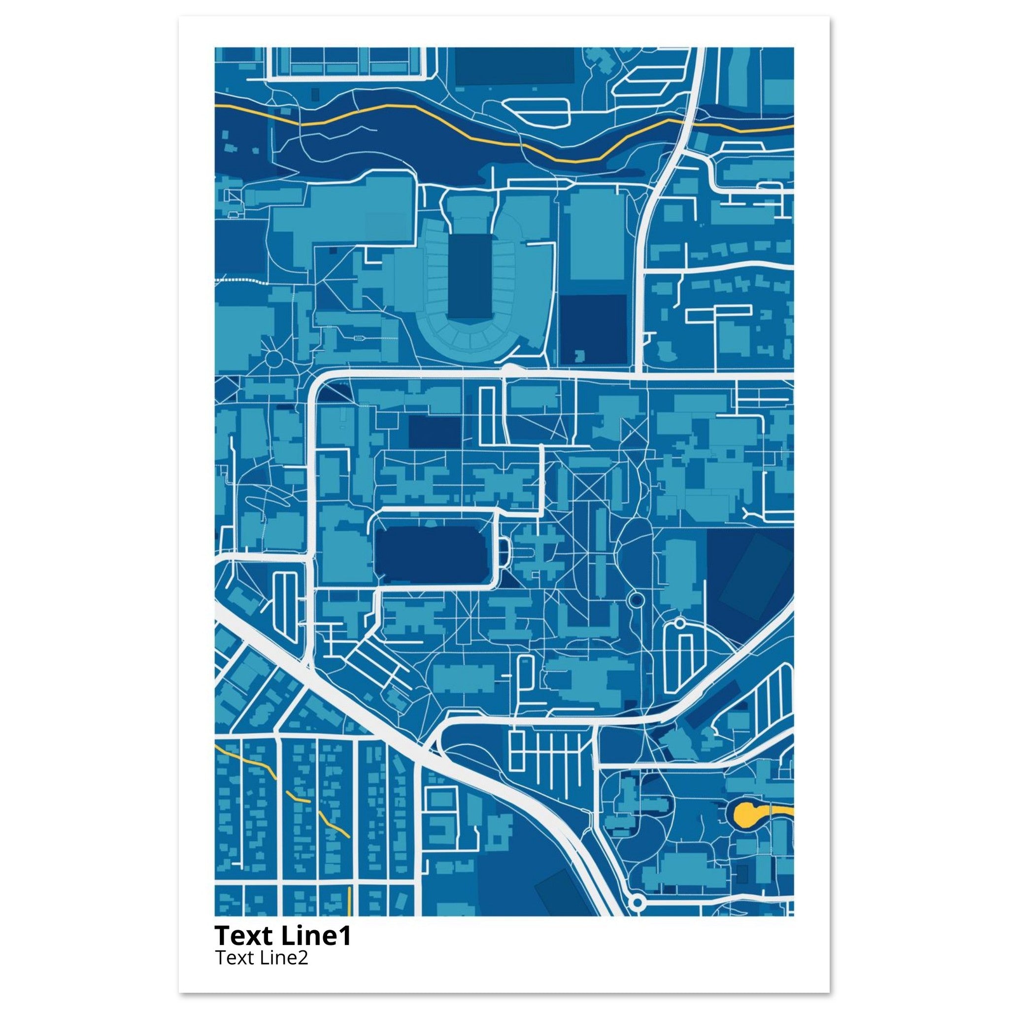 university of colorado boulder campus map poster