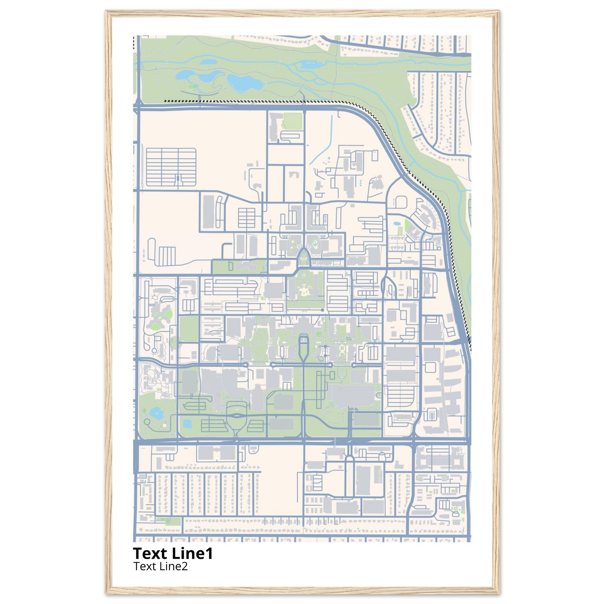 university of colorado denver anschutz medical campus campus map poster