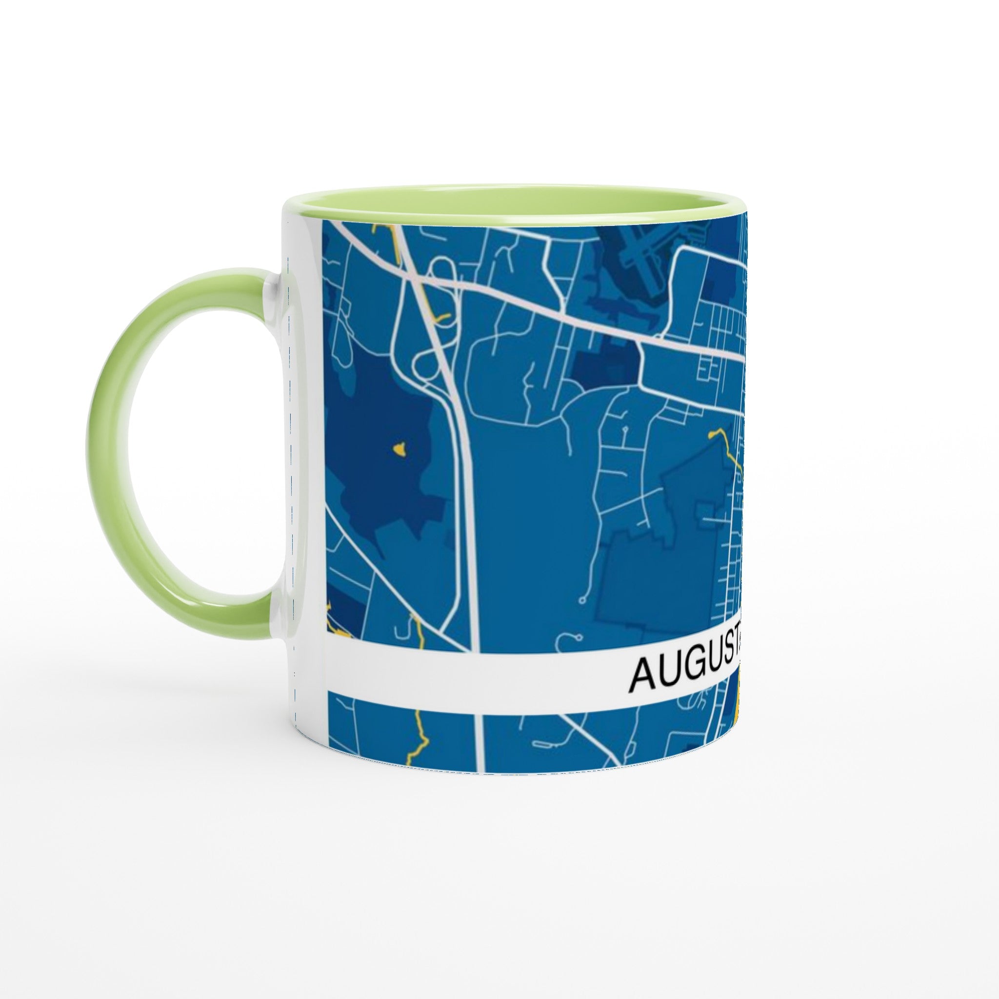 Augusta Modern City Map Mug (11oz) - Ink And Atlas