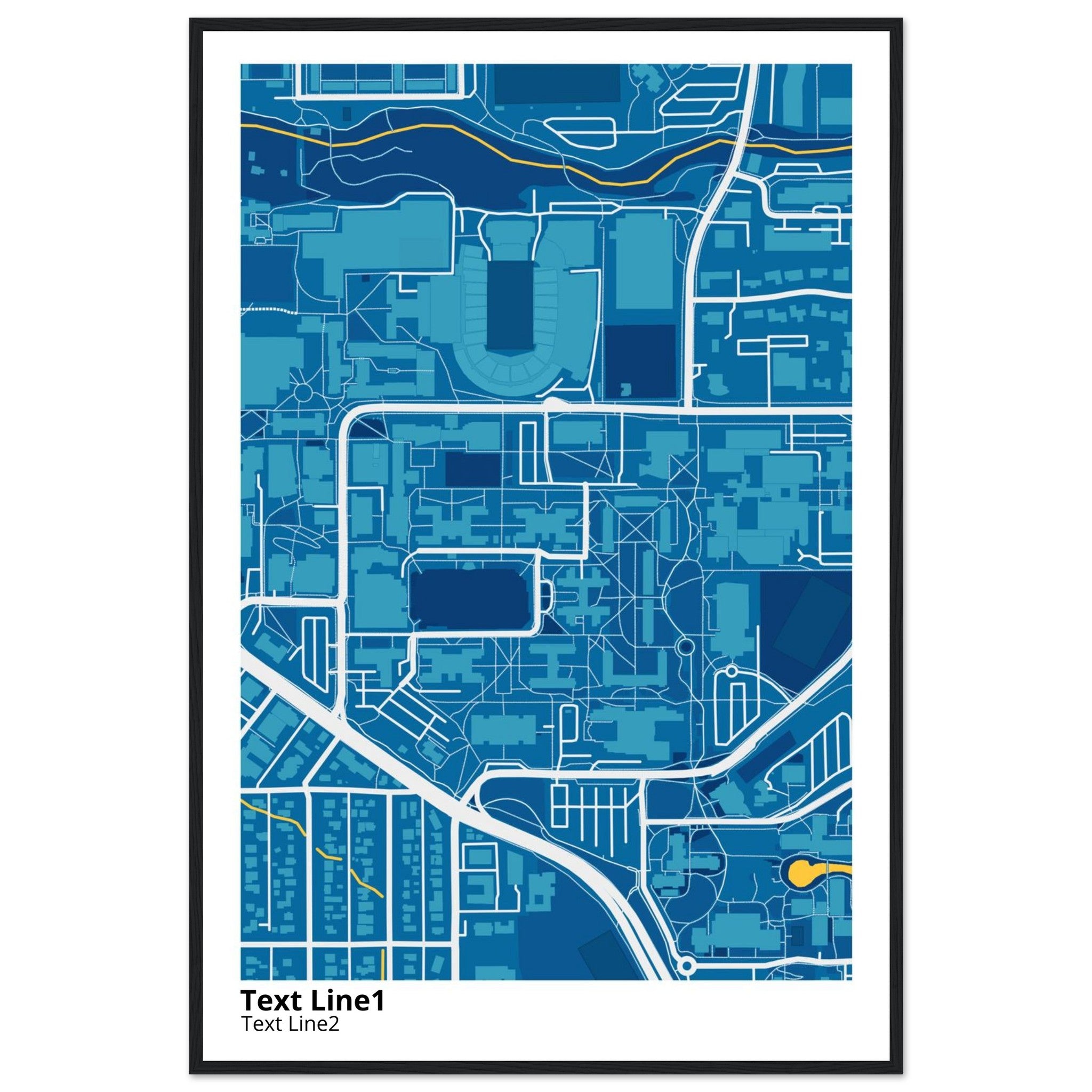 university of colorado boulder campus map poster