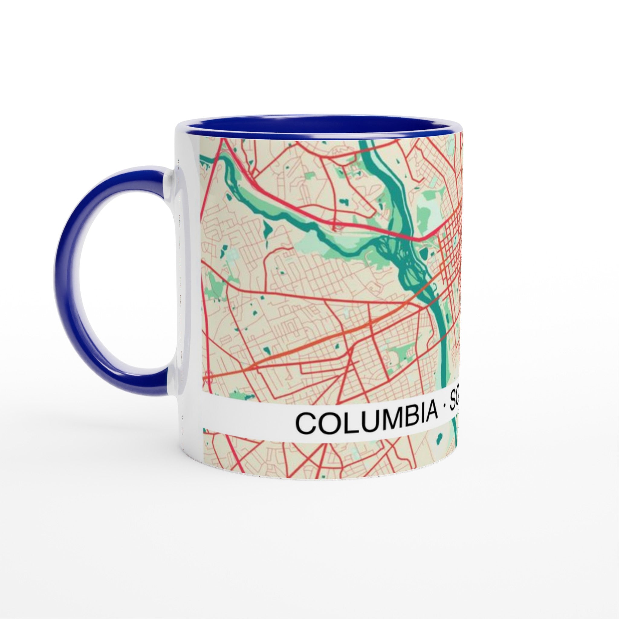 Columbia Modern City Map Mug (11oz) - Ink And Atlas