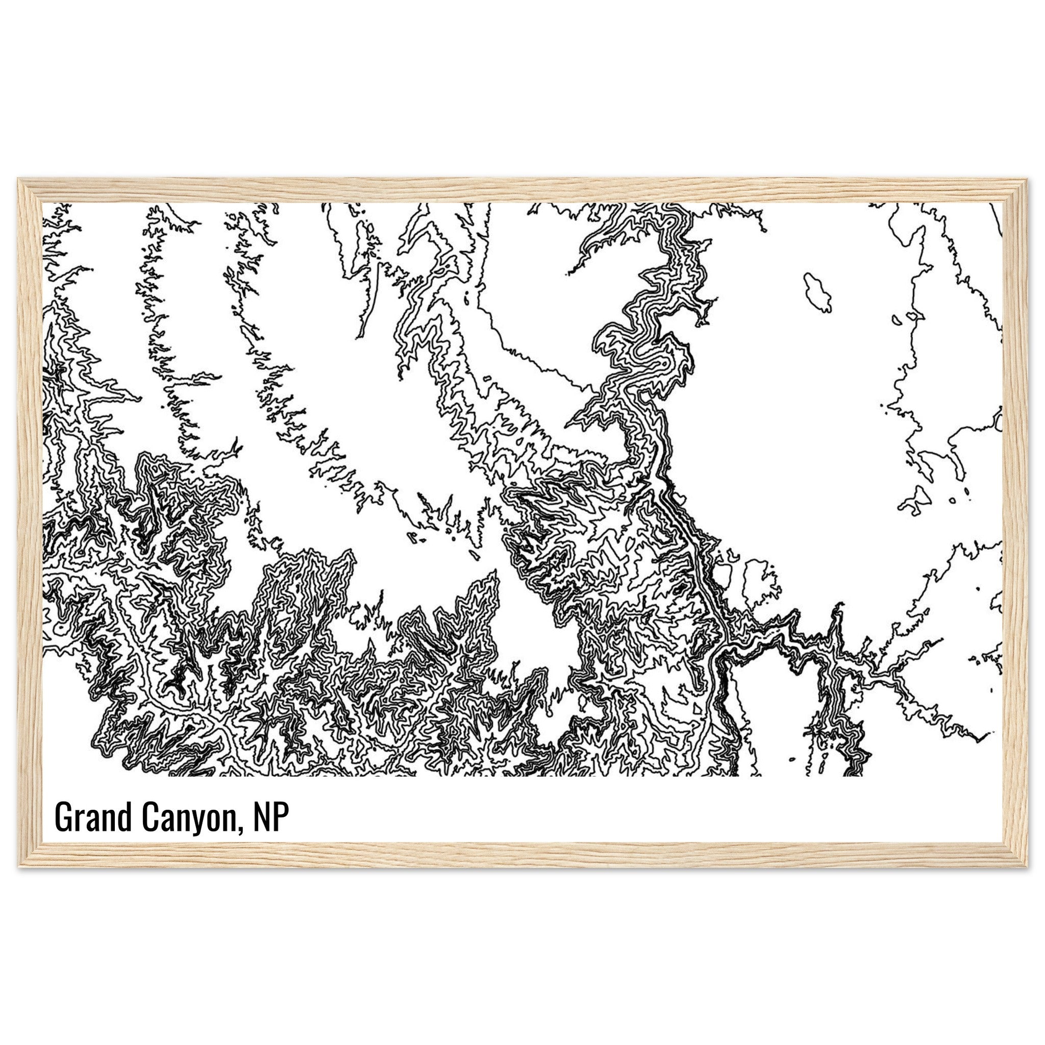 Custom Contours Print - Ink And Atlas