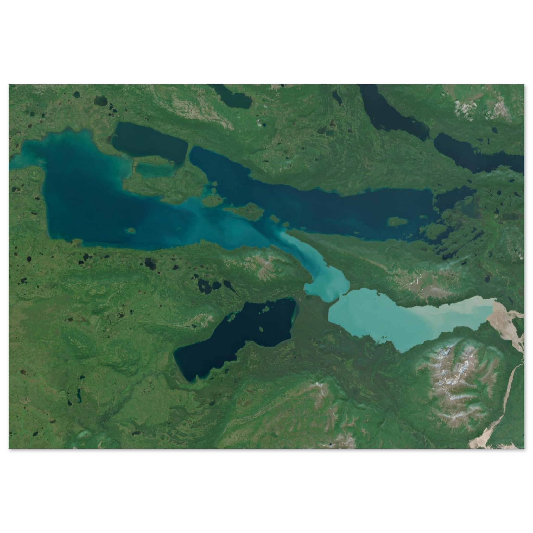 Katmai National Park Natural Earth Print - Ink And Atlas
