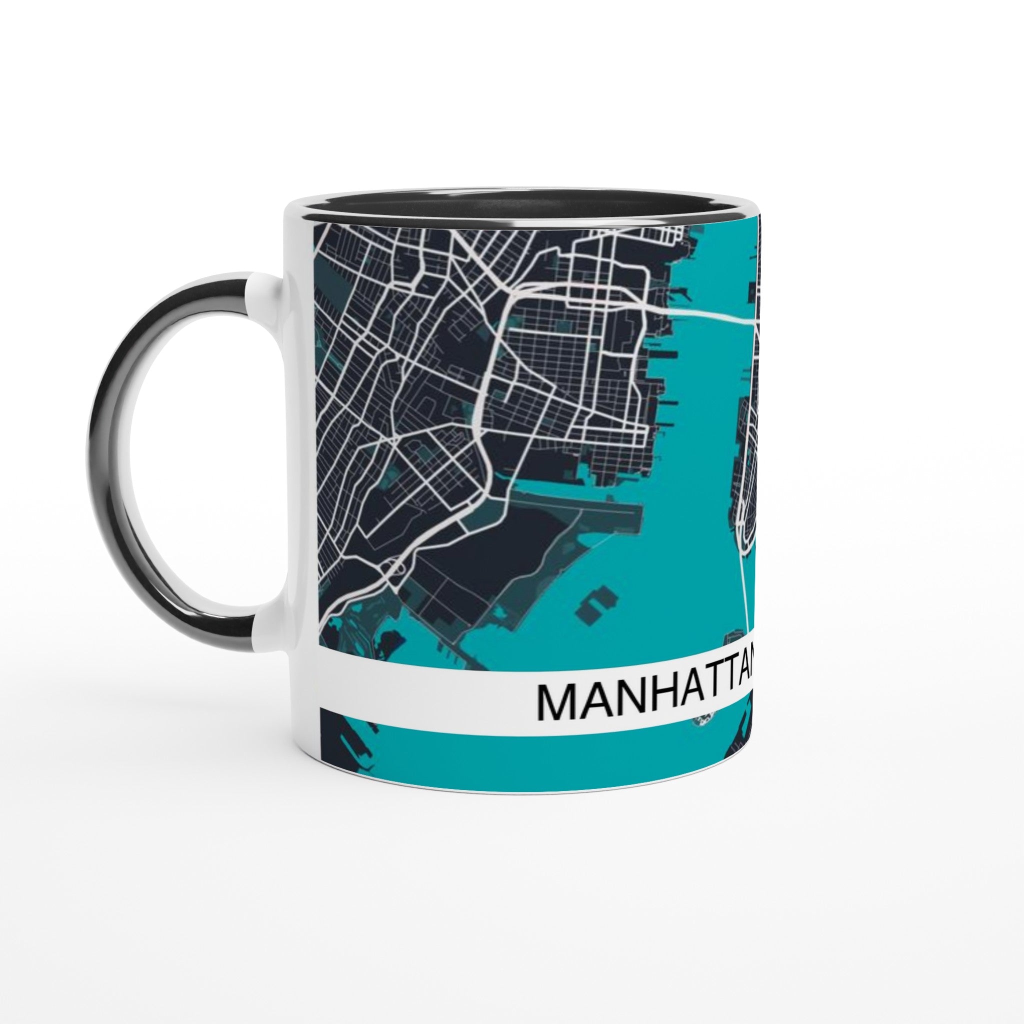 New York Modern City Map Mug (11oz) - Ink And Atlas