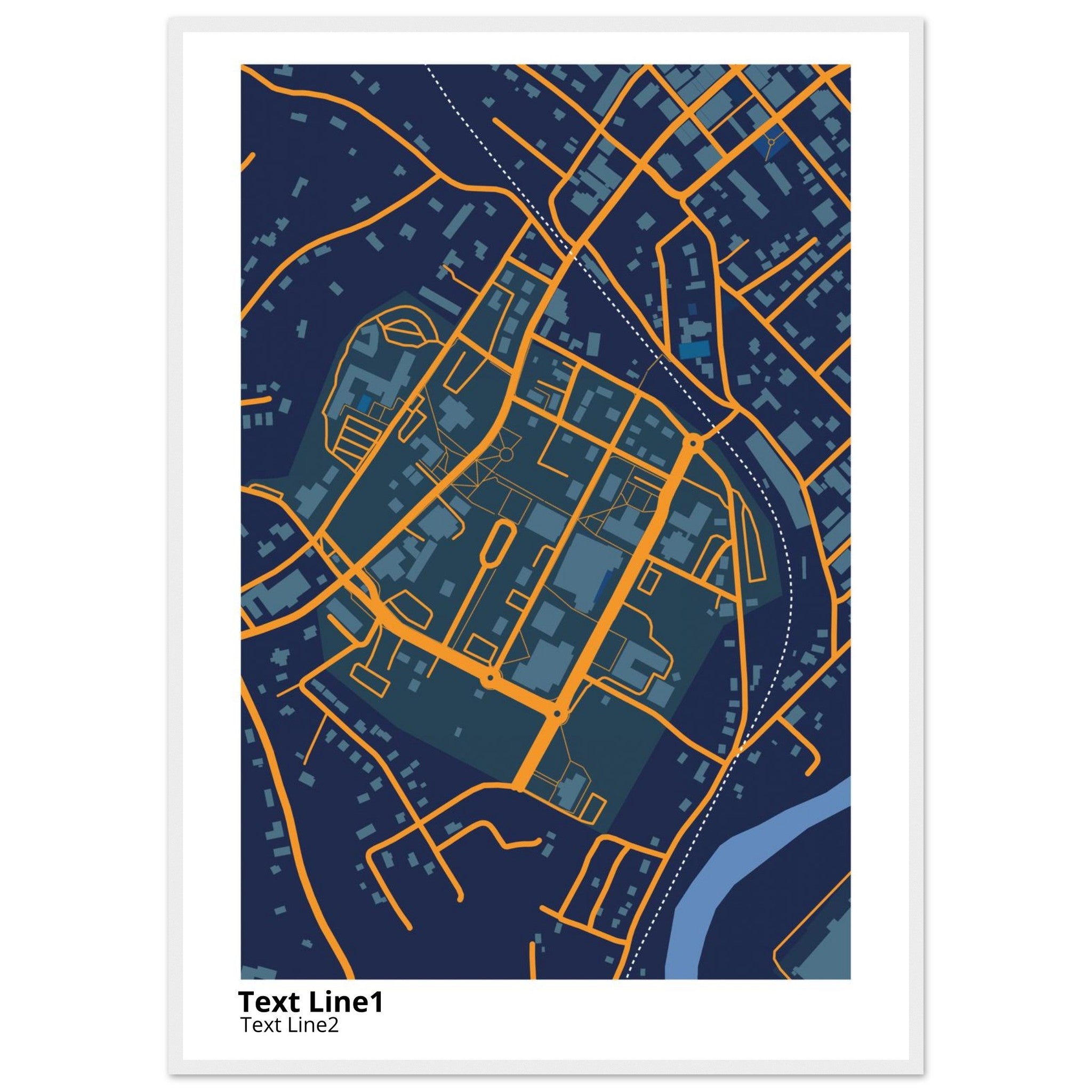 university of the cumberlands campus map poster