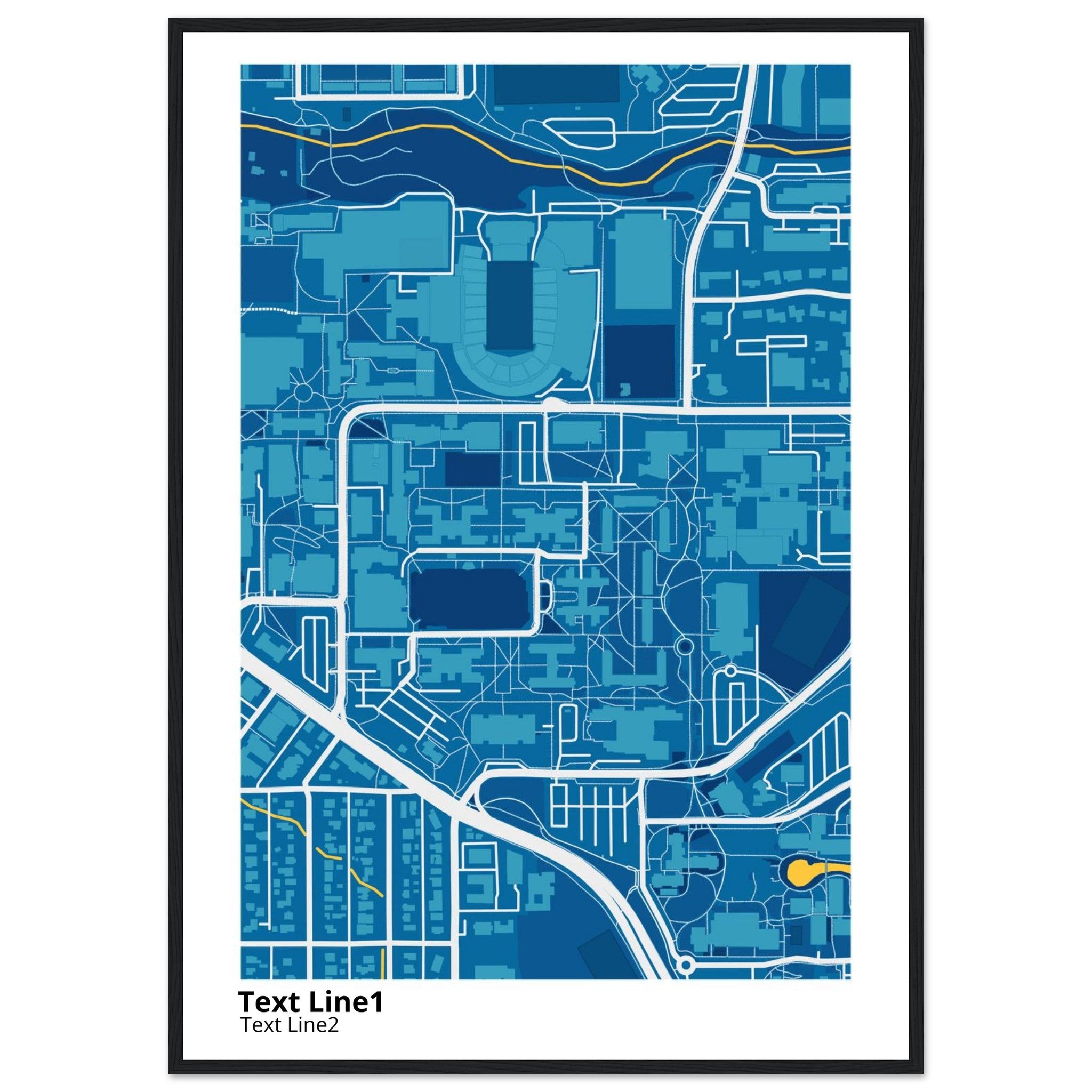 university of colorado boulder campus map poster