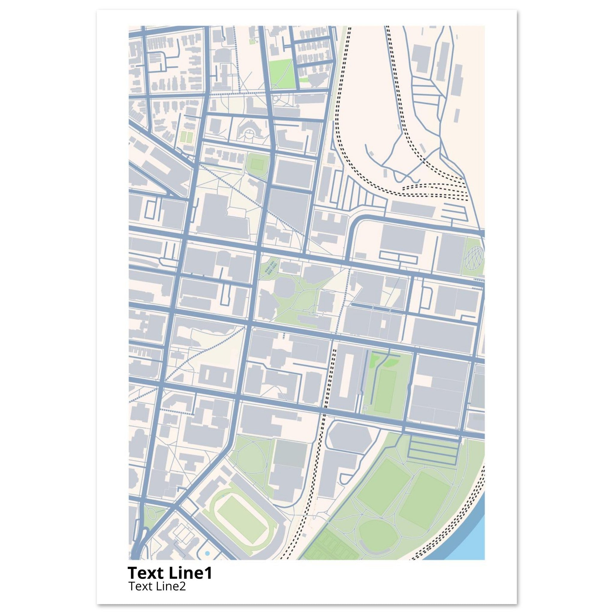 Drexel University Pennsylvania Campus Map Poster | Graduation Gift - Ink And Atlas