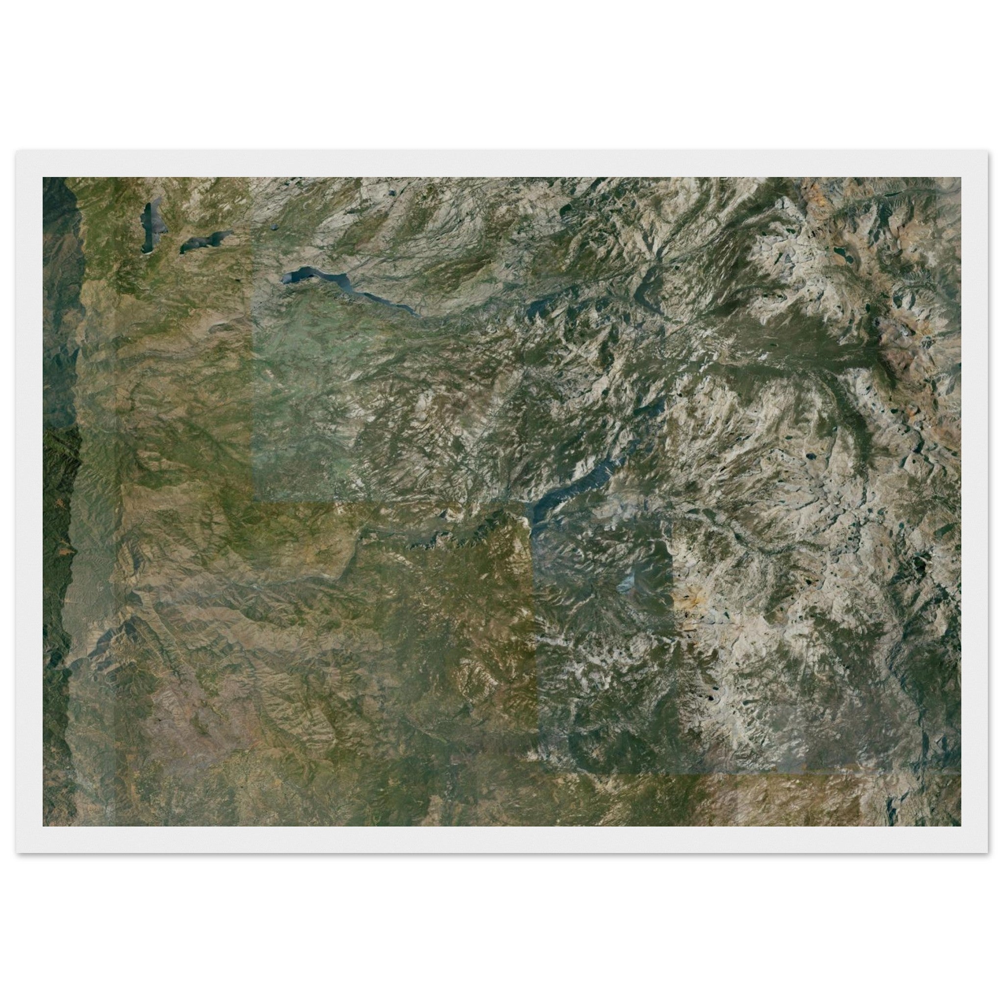 Yosemite National Park Natural Earth Print - Ink And Atlas