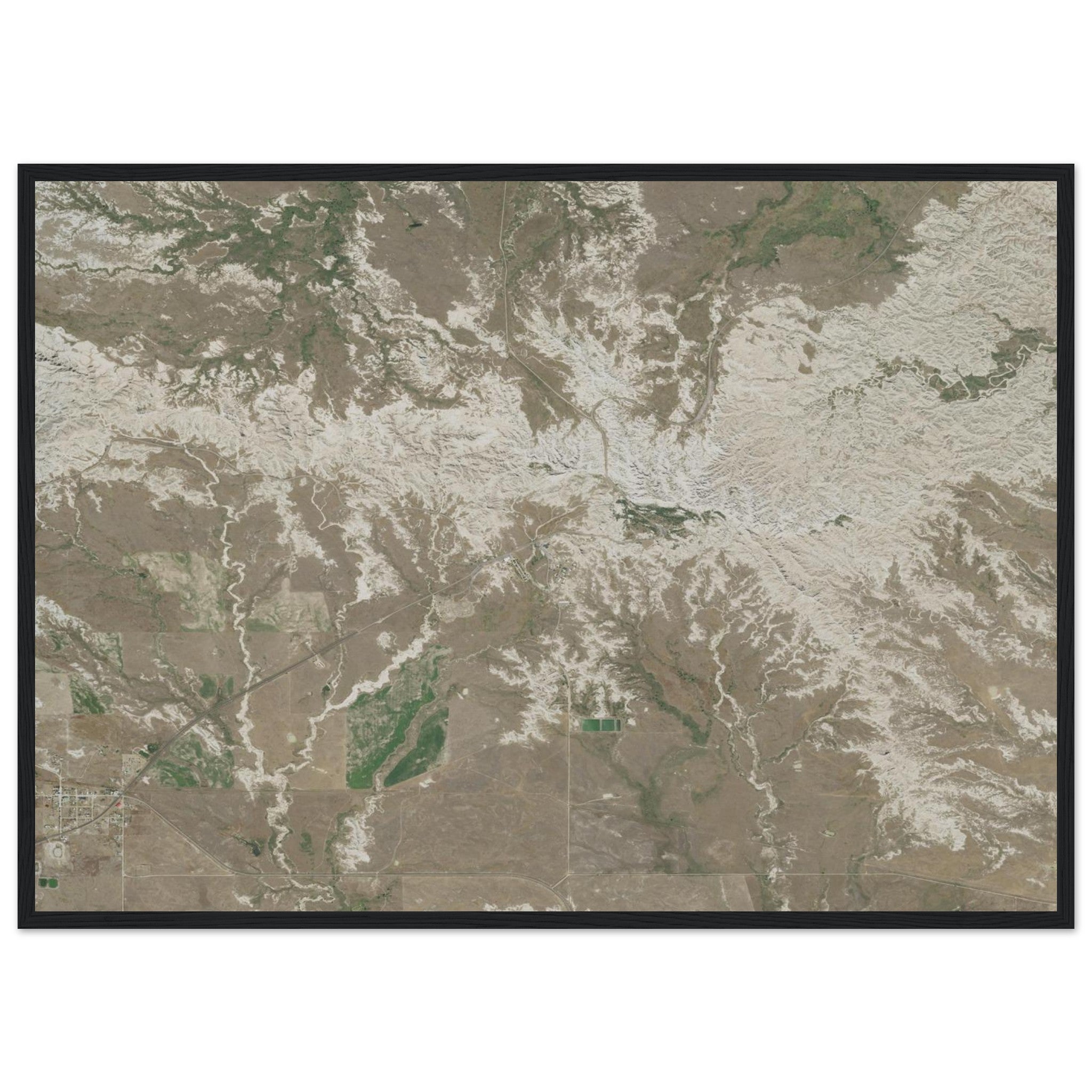 Badlands National Park Natural Earth Print - Ink And Atlas