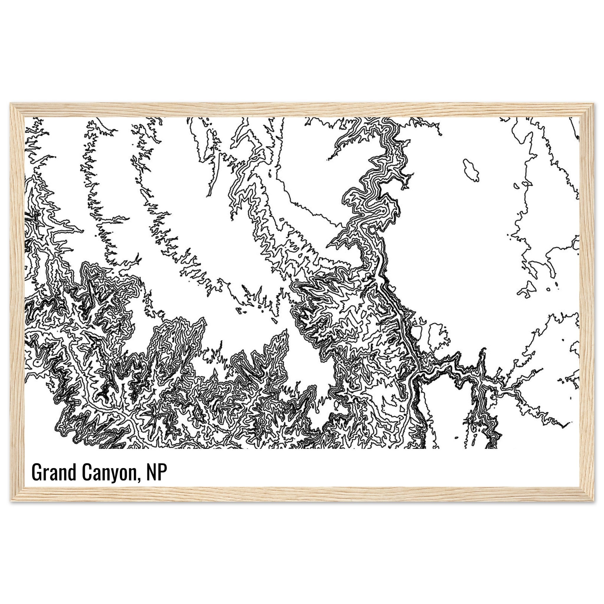 Custom Contours Print - Ink And Atlas