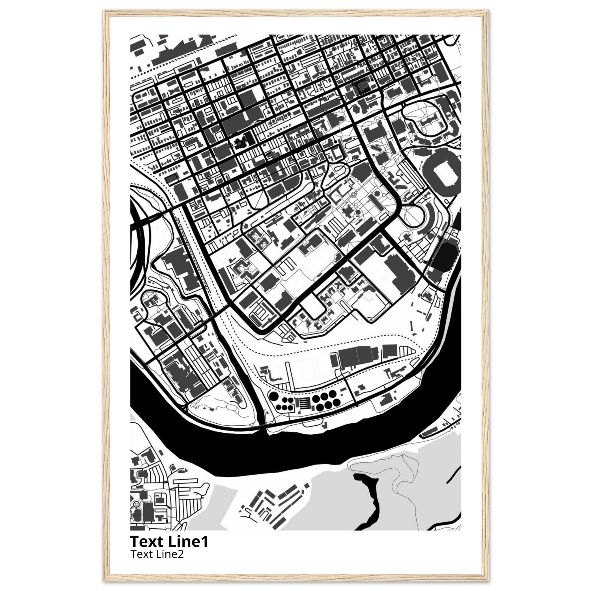 University of Tennessee (Knoxville) Campus Map Poster | Alumni Gift - Ink And Atlas