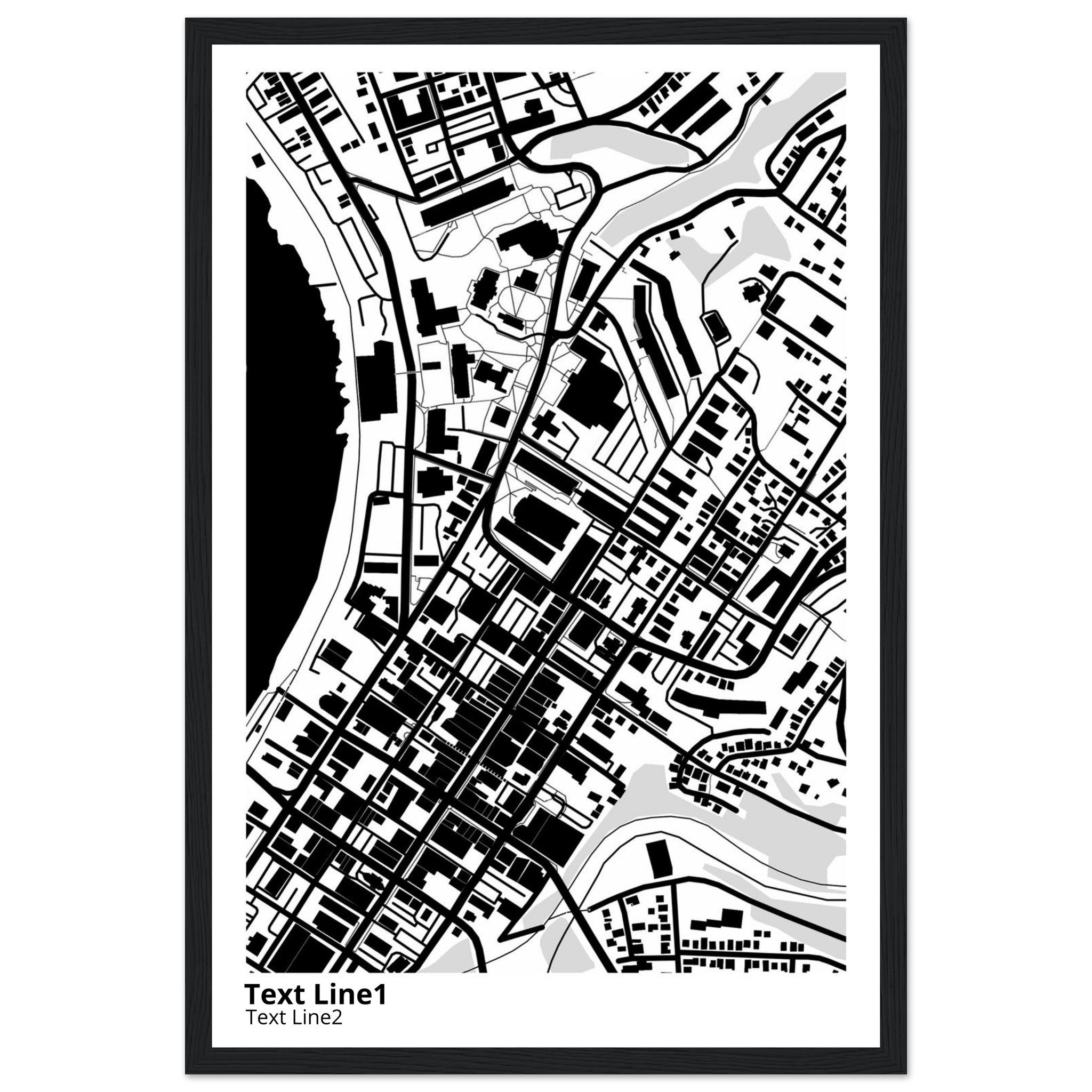 West Virginia University Campus Map Poster | Graduation Gift - Ink And Atlas