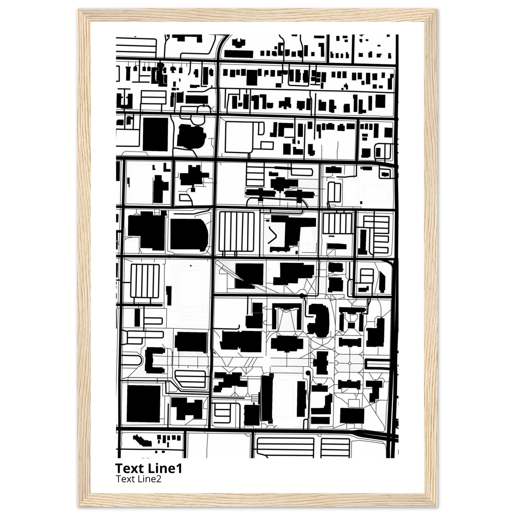 missouri state university springfield campus map poster