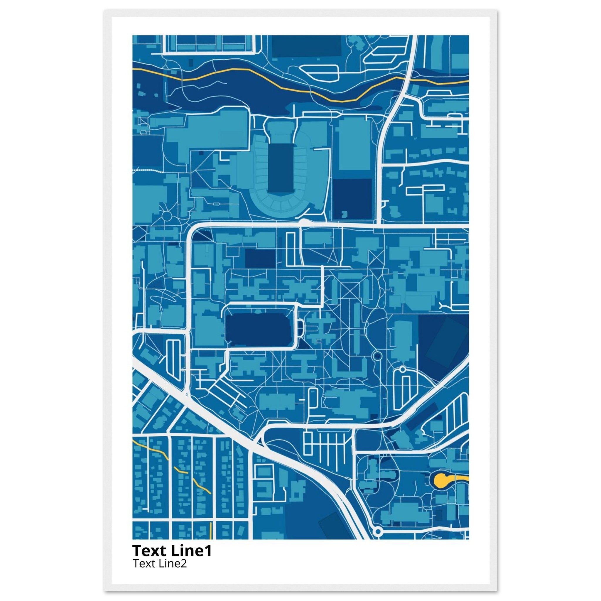 university of colorado boulder campus map poster