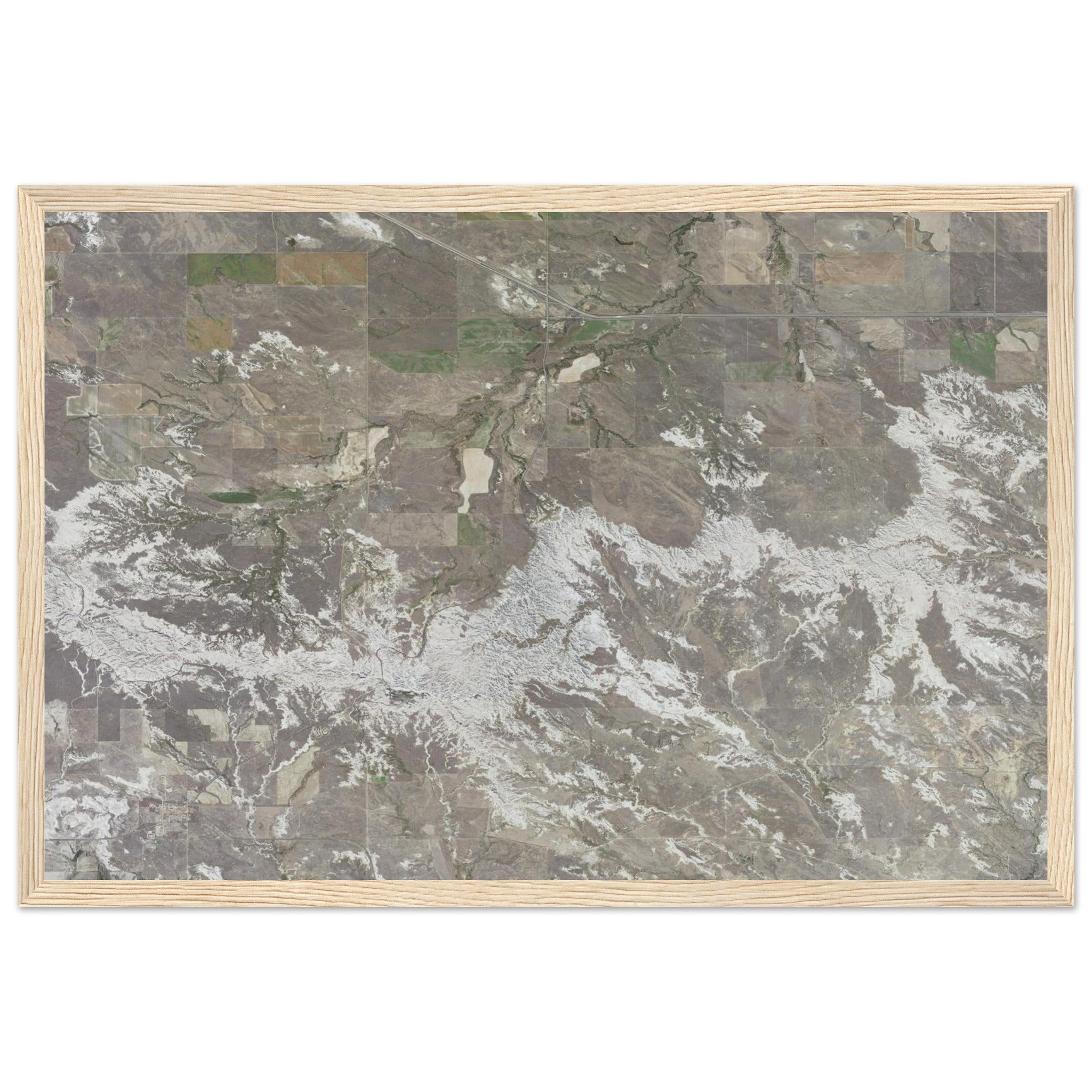 Theodore Roosevelt National Park Natural Earth Print - Ink And Atlas
