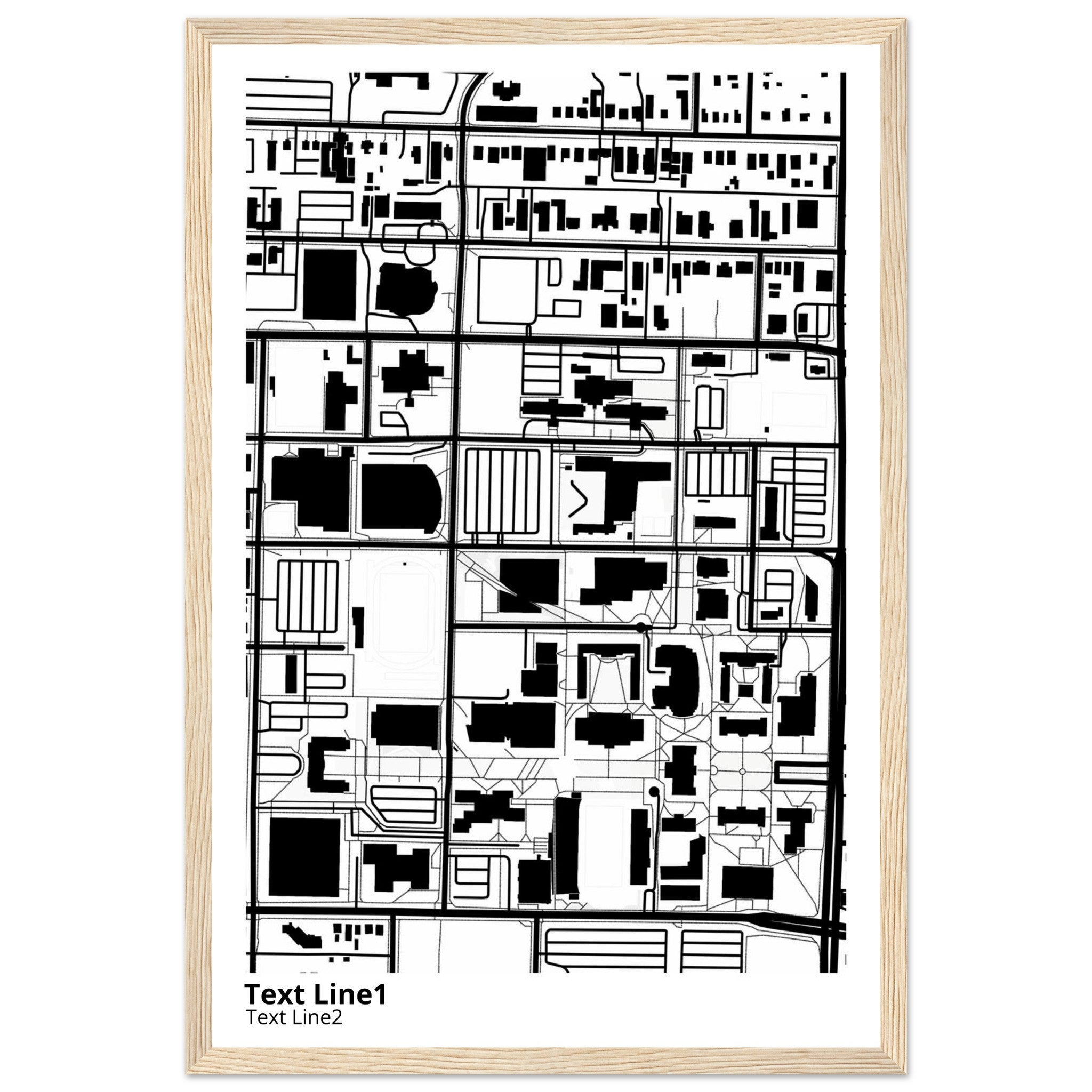 missouri state university springfield campus map poster