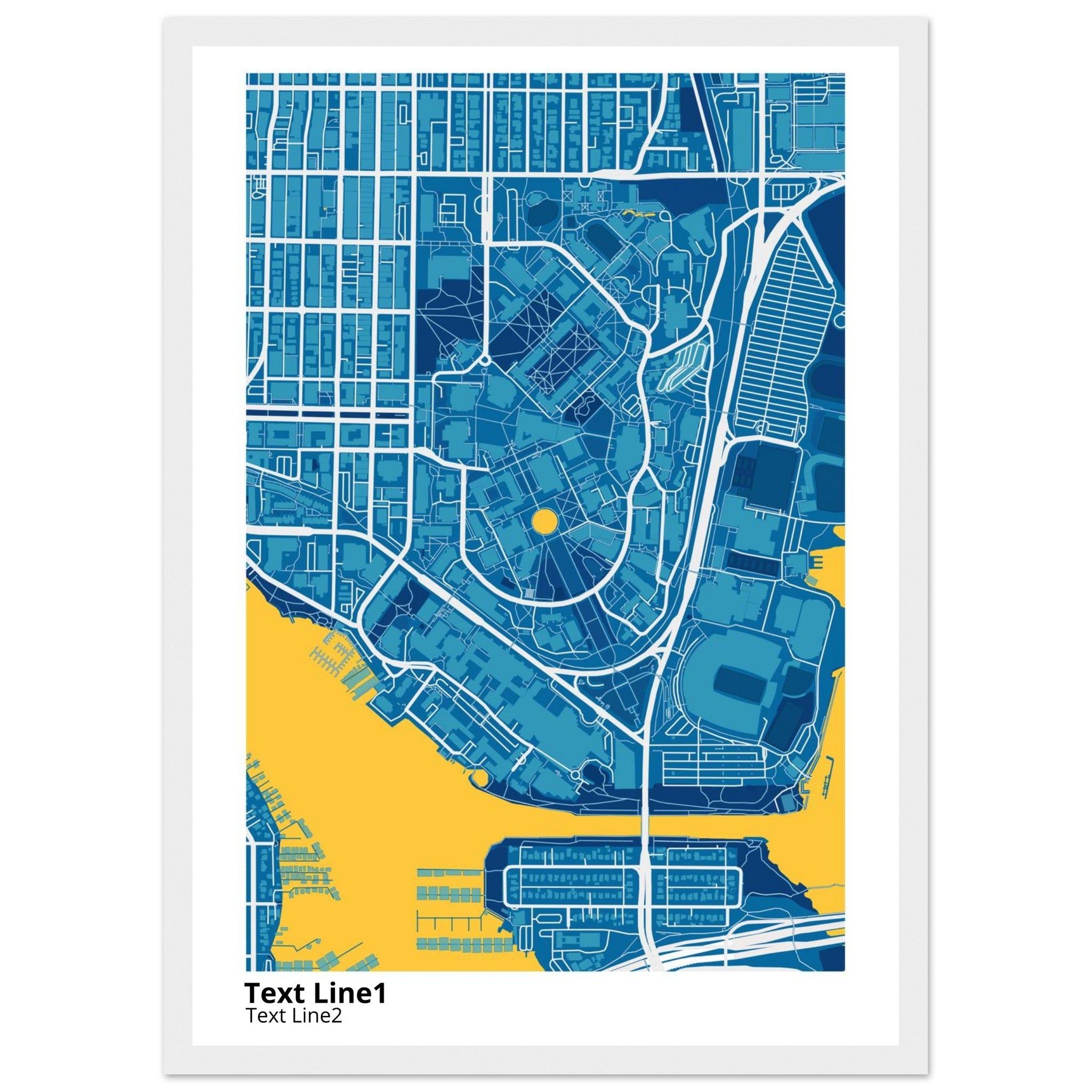 University of Washington (Seattle) Campus Map Poster | Graduation Gift - Ink And Atlas