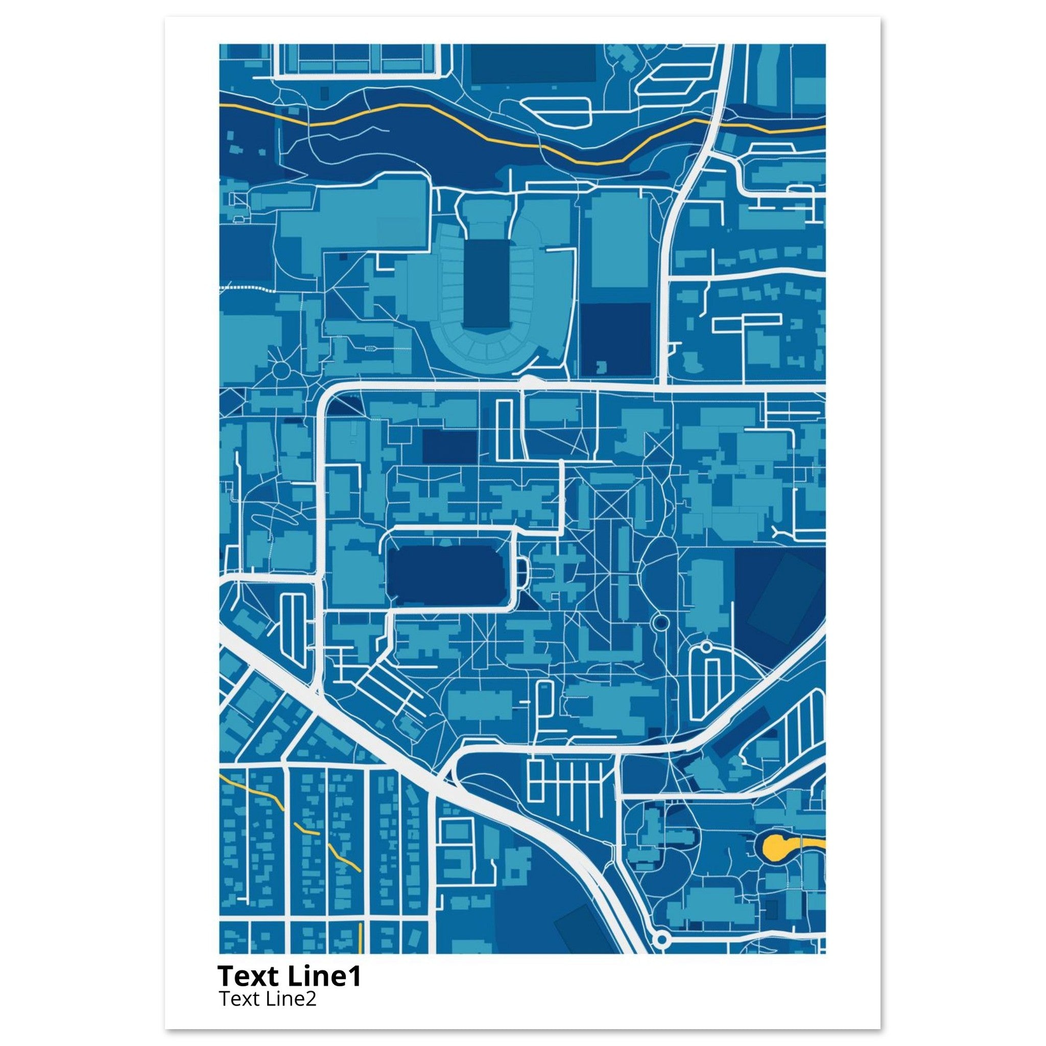university of colorado boulder campus map poster