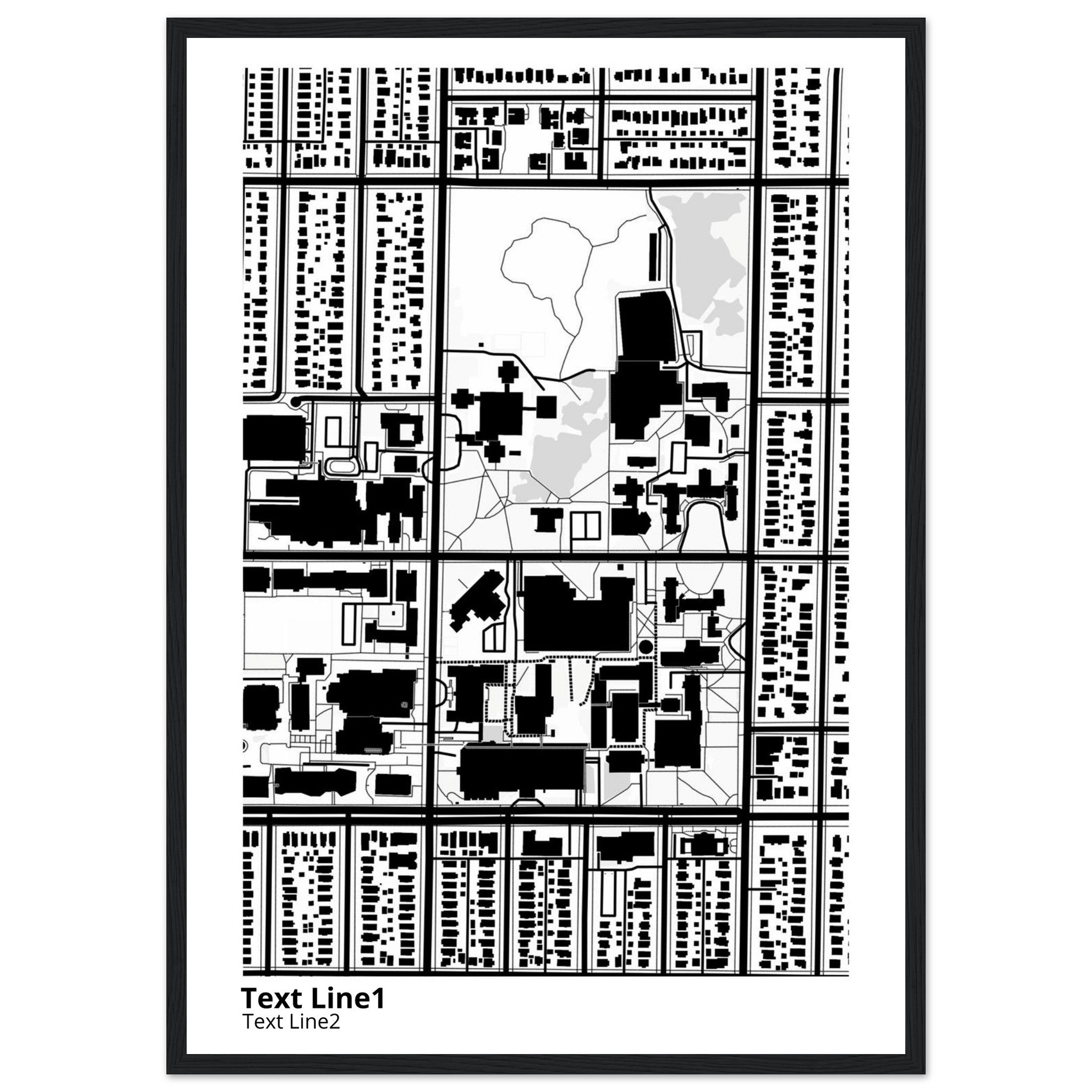 University of Wisconsin (Milwaukee) Campus Map Poster | Alumni Gift - Ink And Atlas