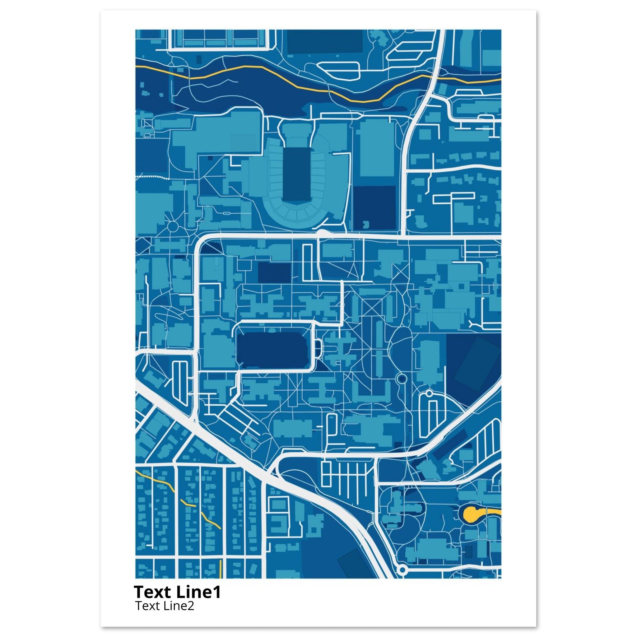 university of colorado boulder campus map poster