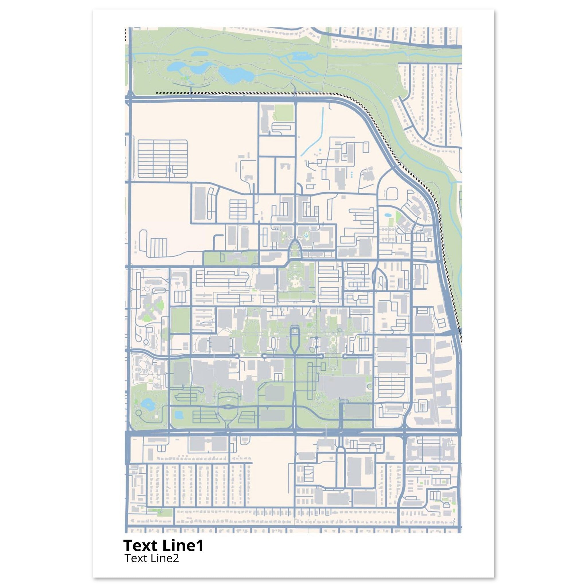 university of colorado denver anschutz medical campus campus map poster