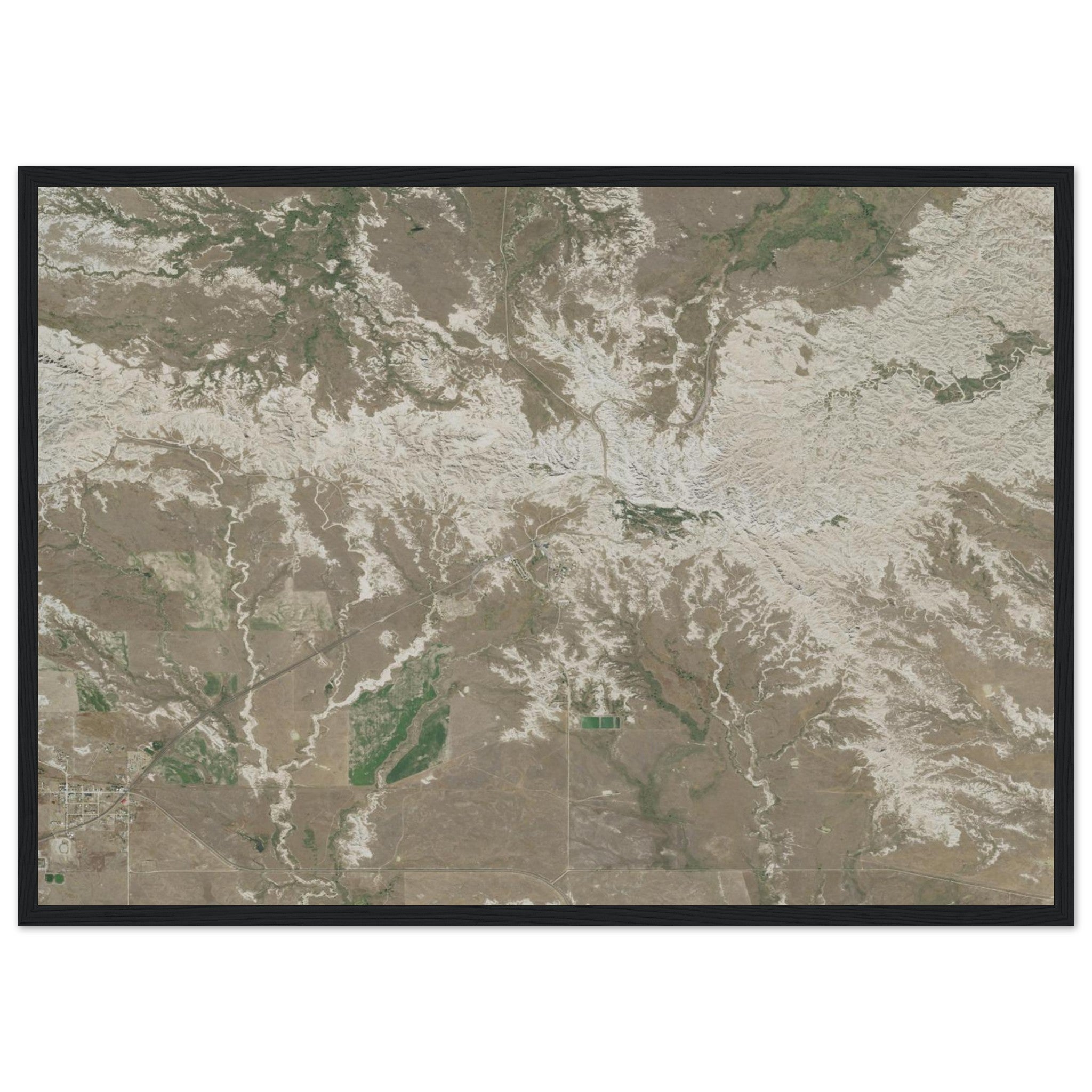 Badlands National Park Natural Earth Print - Ink And Atlas