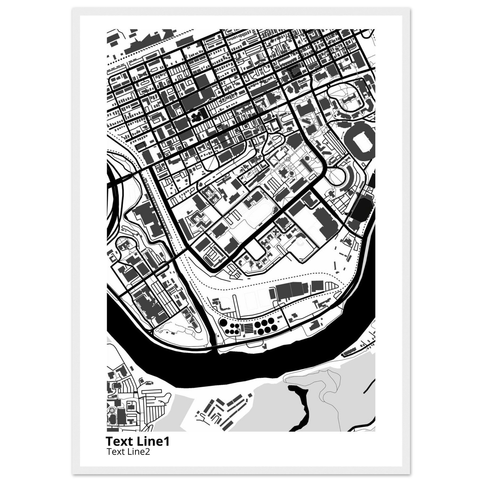University of Tennessee (Knoxville) Campus Map Poster | Alumni Gift - Ink And Atlas