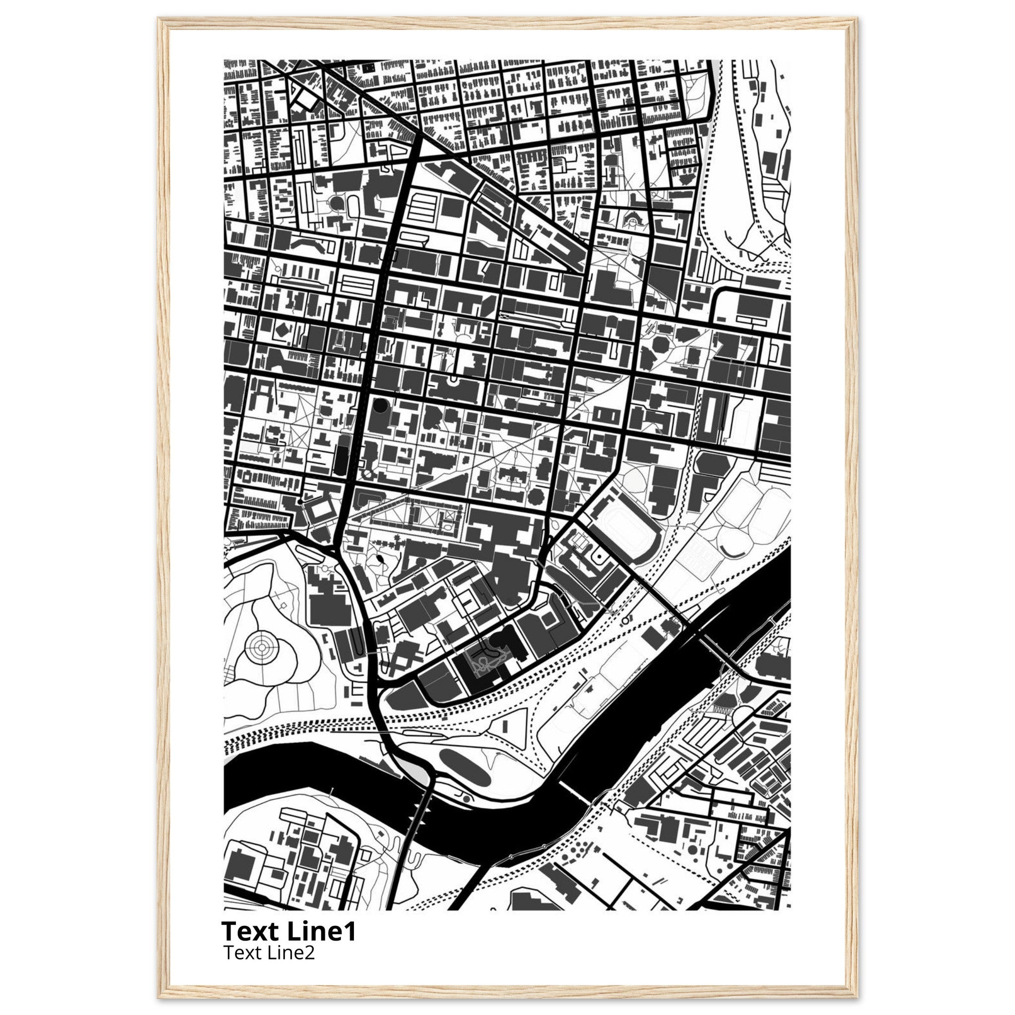 University of Pennsylvania Campus Map Poster | Graduation Gift - Ink And Atlas
