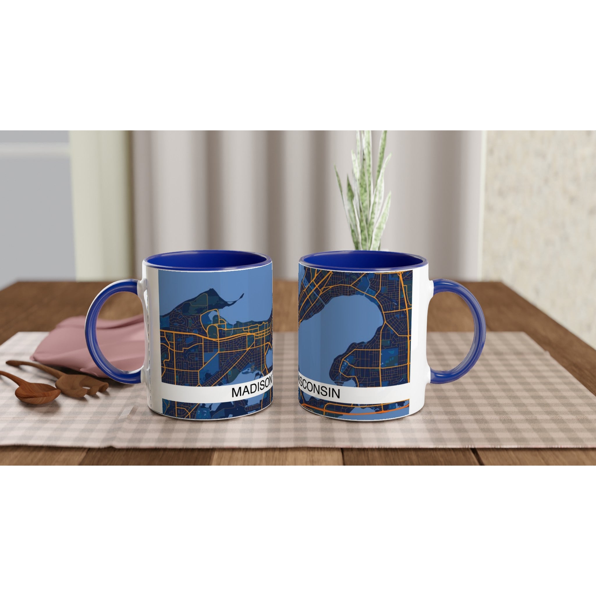 Madison Modern City Map Mug (11oz) - Ink And Atlas